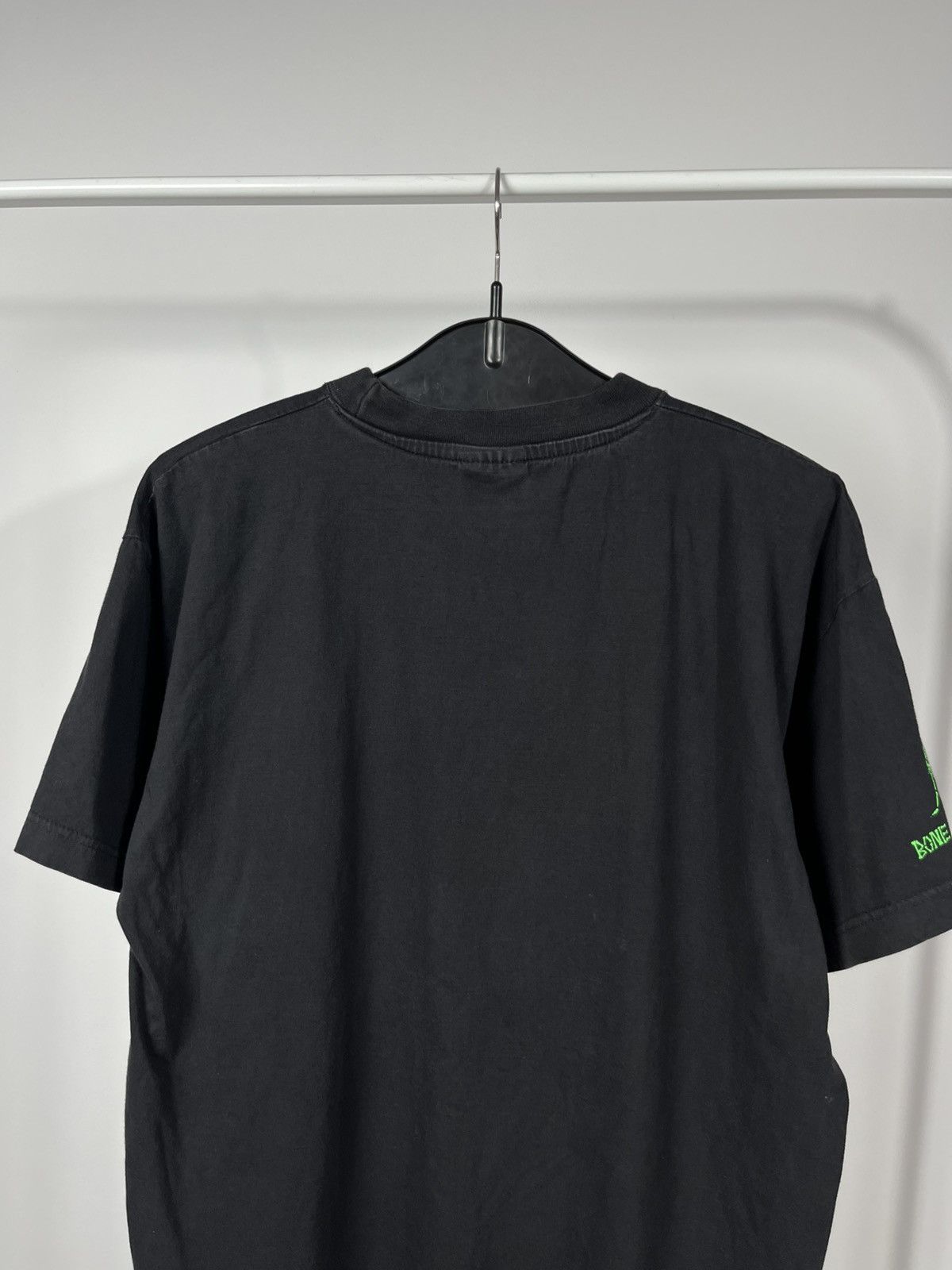 Other Oversized Black T-Shirt Green Skeleton Graphic Bone In Love Size US L / EU 52-54 / 3 - 12 Thumbnail