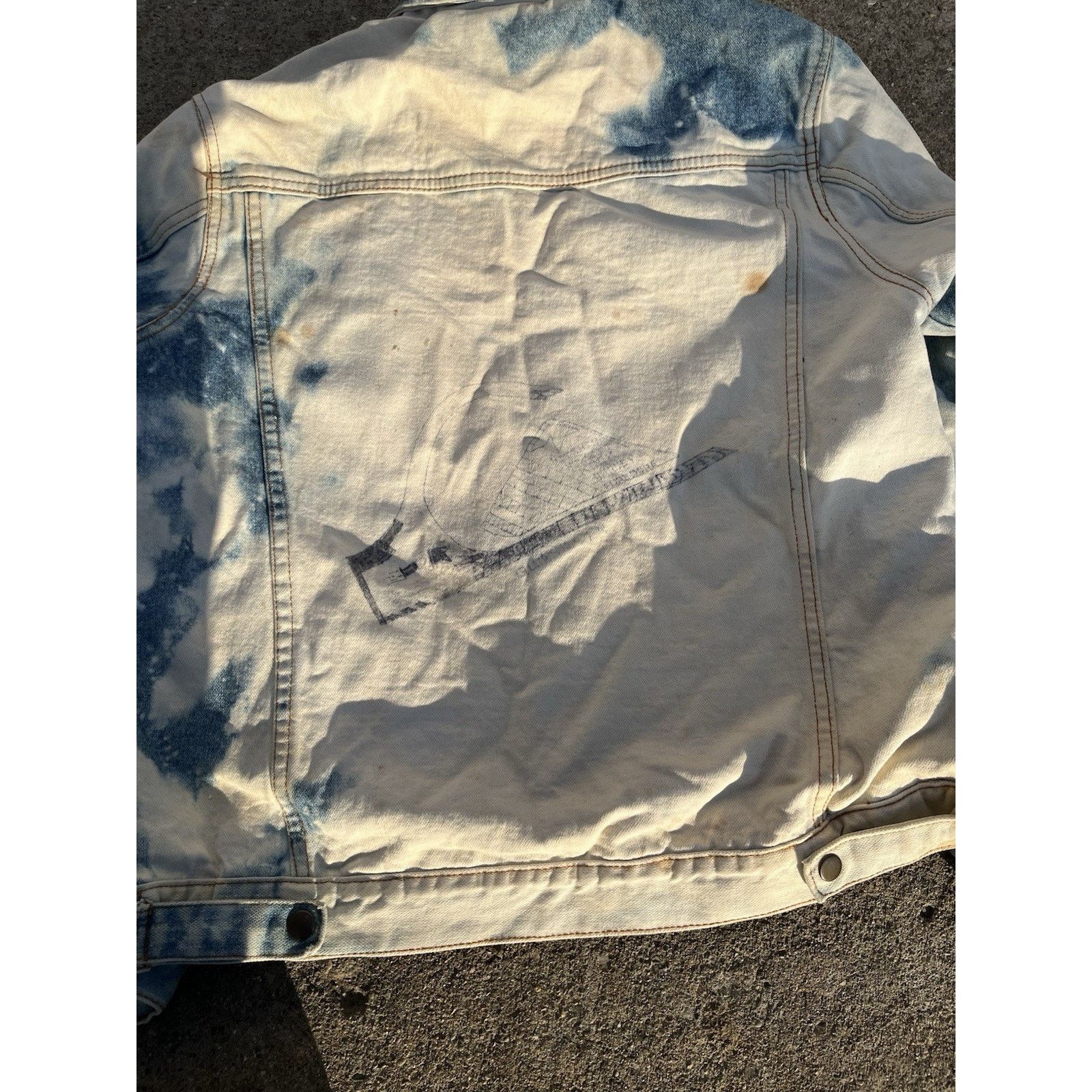 Quiksilver 80s 90s Quicksilver x Saugatuck Bootleg Jean Jacket Acid was Size US M / EU 48-50 / 2 - 7 Thumbnail