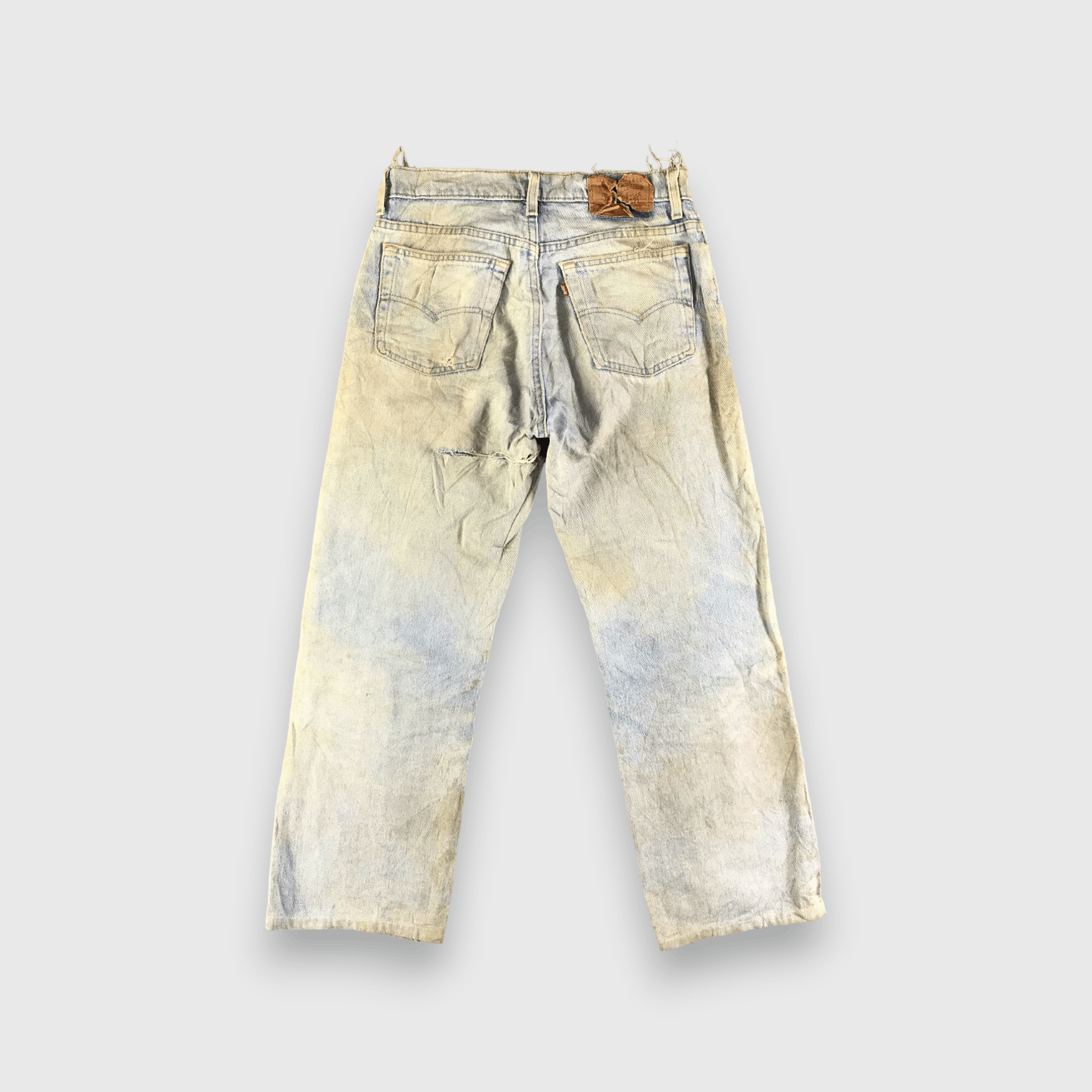 Levi's 90s Vintage Light Wash Levis 520 Jeans-J3780 Size US 30 / EU 46 - 2 Thumbnail