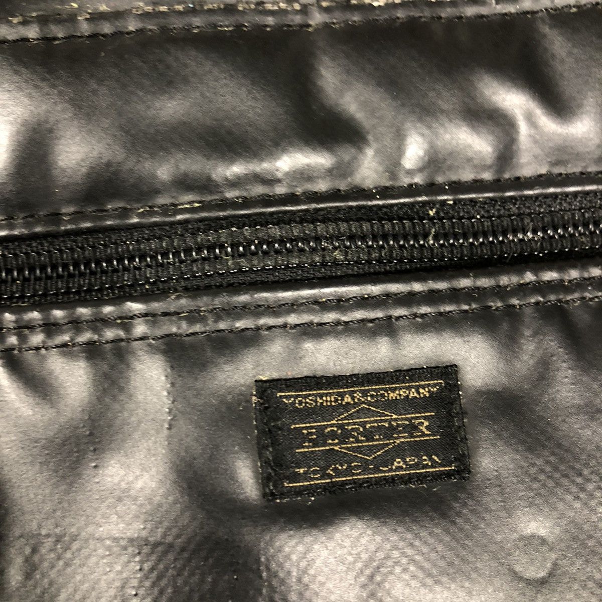 Japanese Brand 📌Vintage Rich Black Massenger Bag Porter Made in Japan Size ONE SIZE - 16 Thumbnail