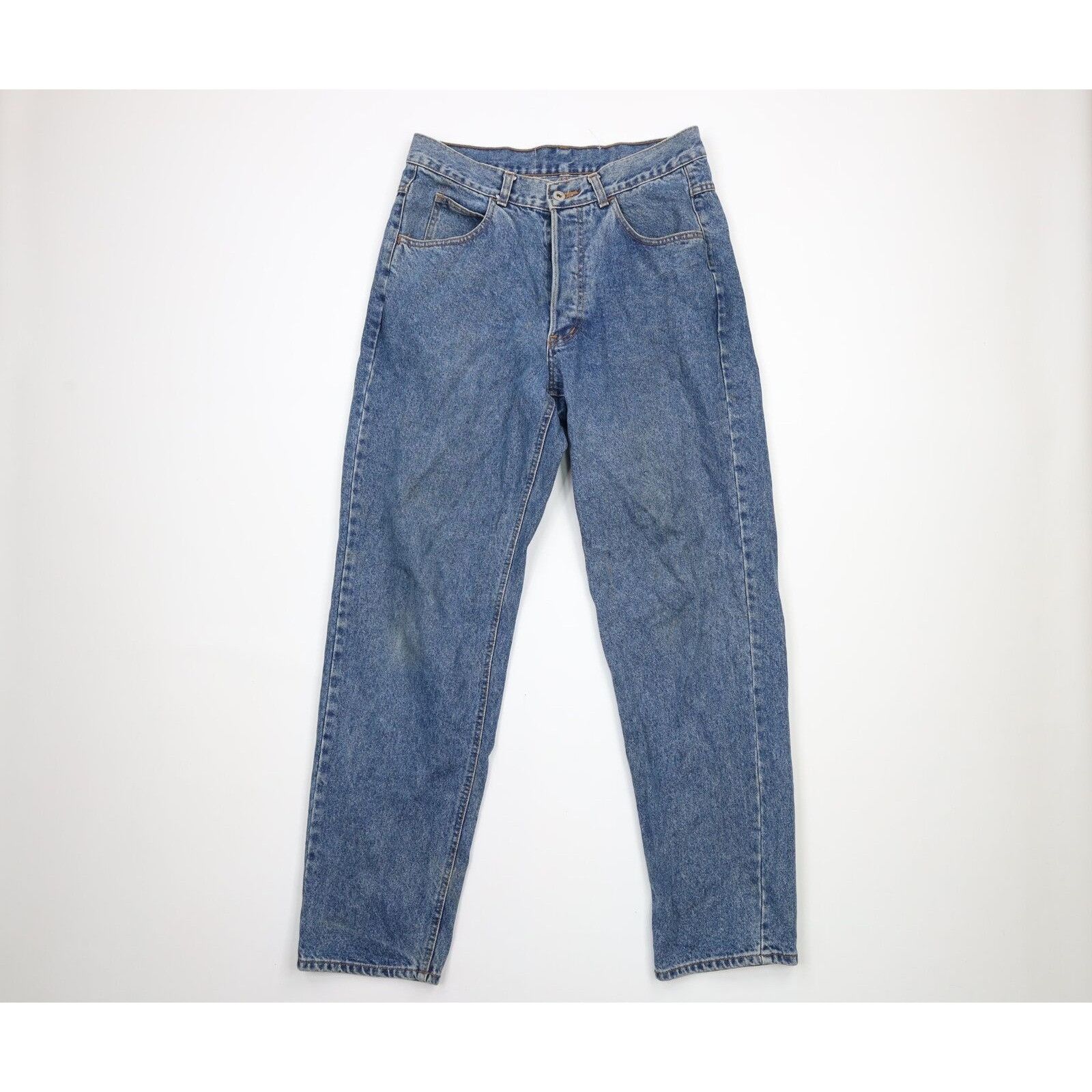 Vintage 90s Gap Distressed Button Fly Straight Leg Jeans