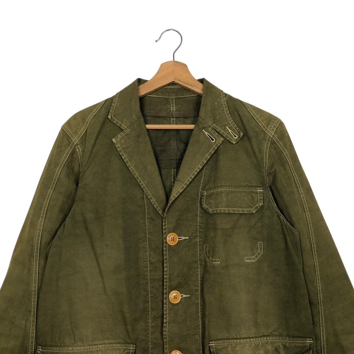 Japanese Brand 🔥VINTAGE CHORE WORK JACKET MILITARY DESIGN ISSEY MIYAKE Size US M / EU 48-50 / 2 - 5 Thumbnail