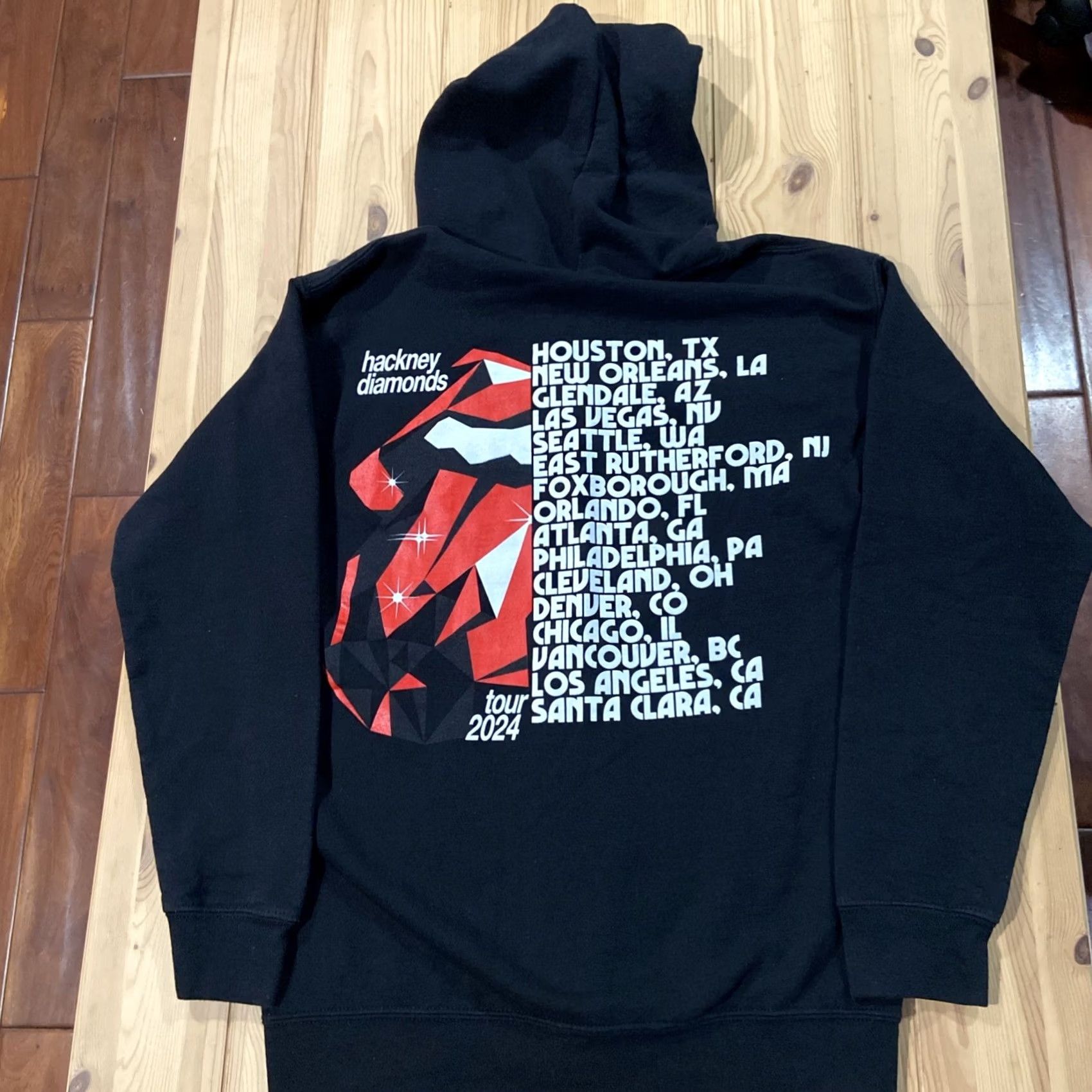Vintage VINTAGE? The Rolling Stones Hackney Diamonds Tour Zip Up Hoodie S Black Mens Hoodie Graphic Print 2024 Size US S / EU 44-46 / 1 - 7 Thumbnail