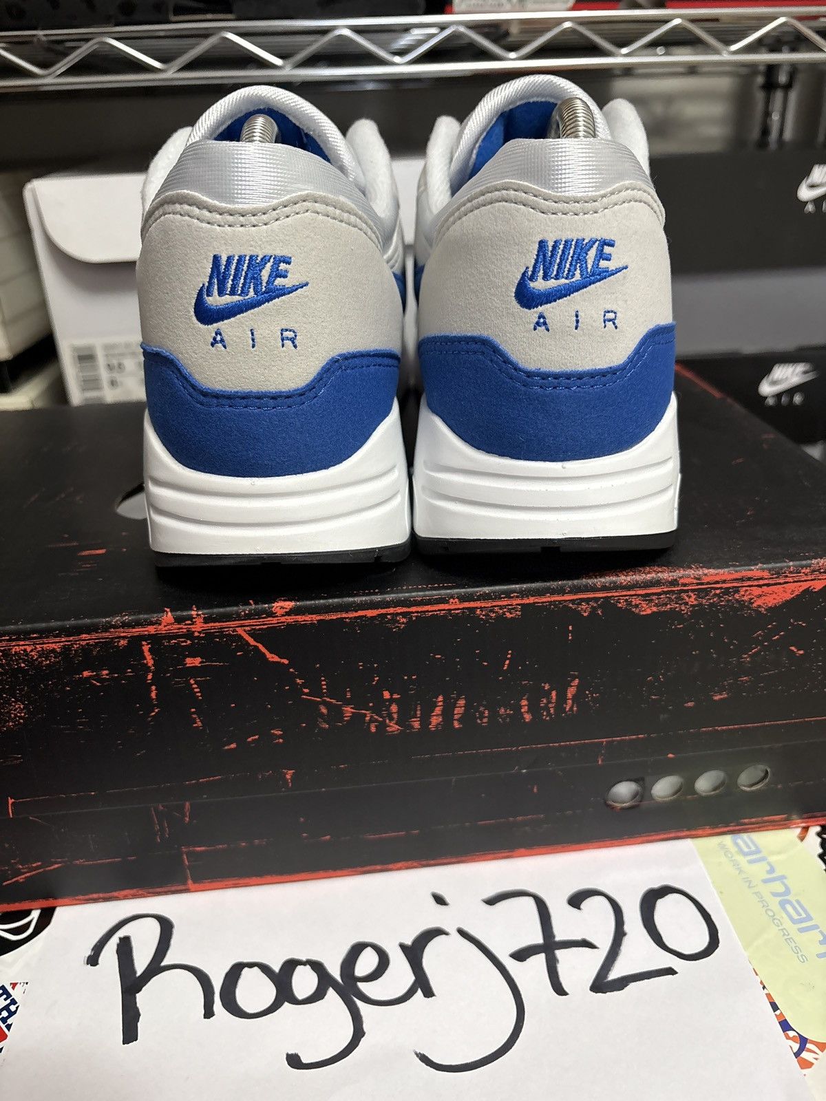 Nike Royal Air Max 1 ‘86 OG (Big Bubble) Size US 8 / EU 41 - 2 Thumbnail