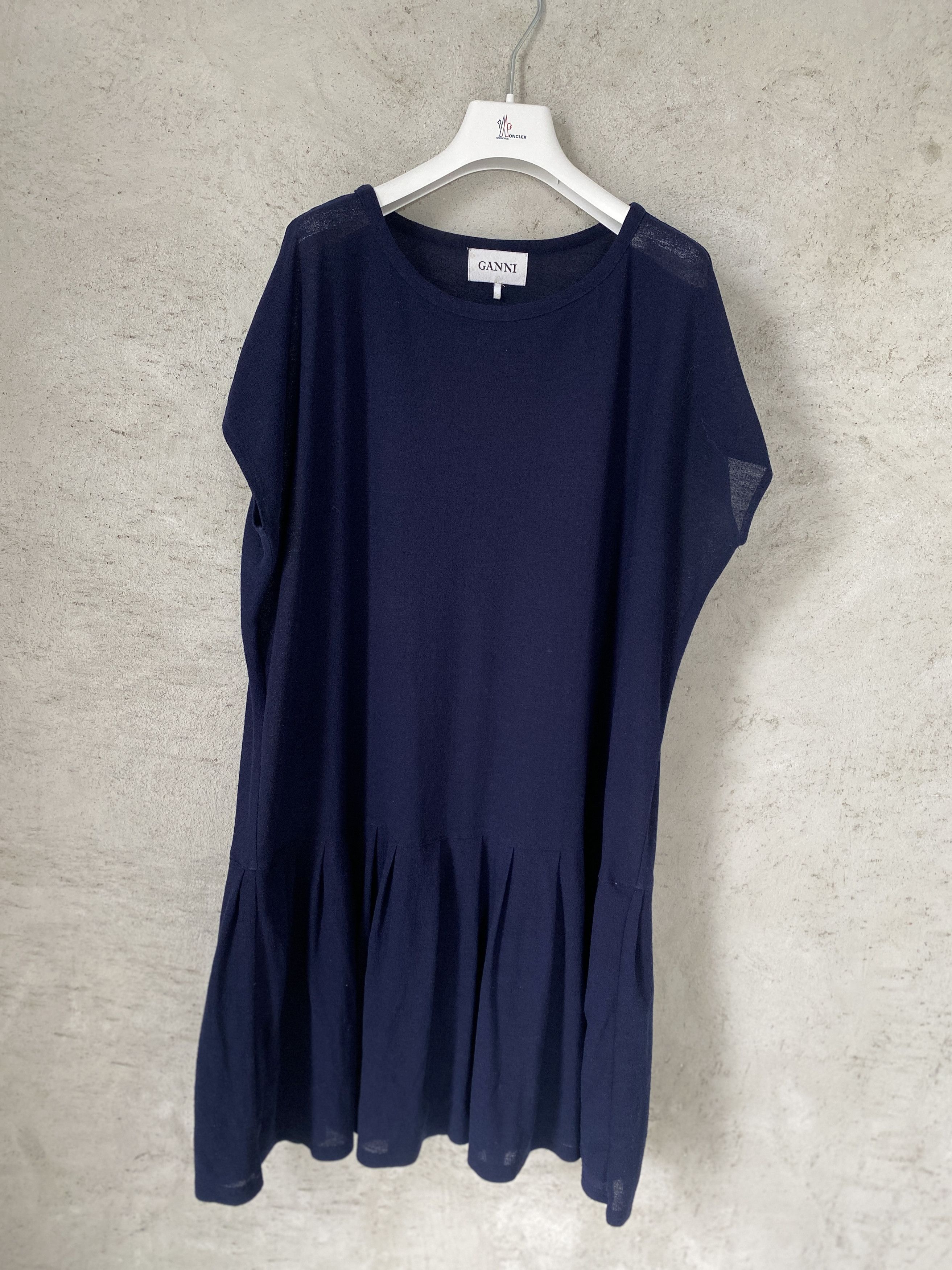 Ganni Ganni casual navy dress Size M / US 6-8 / IT 42-44 - 1 Thumbnail