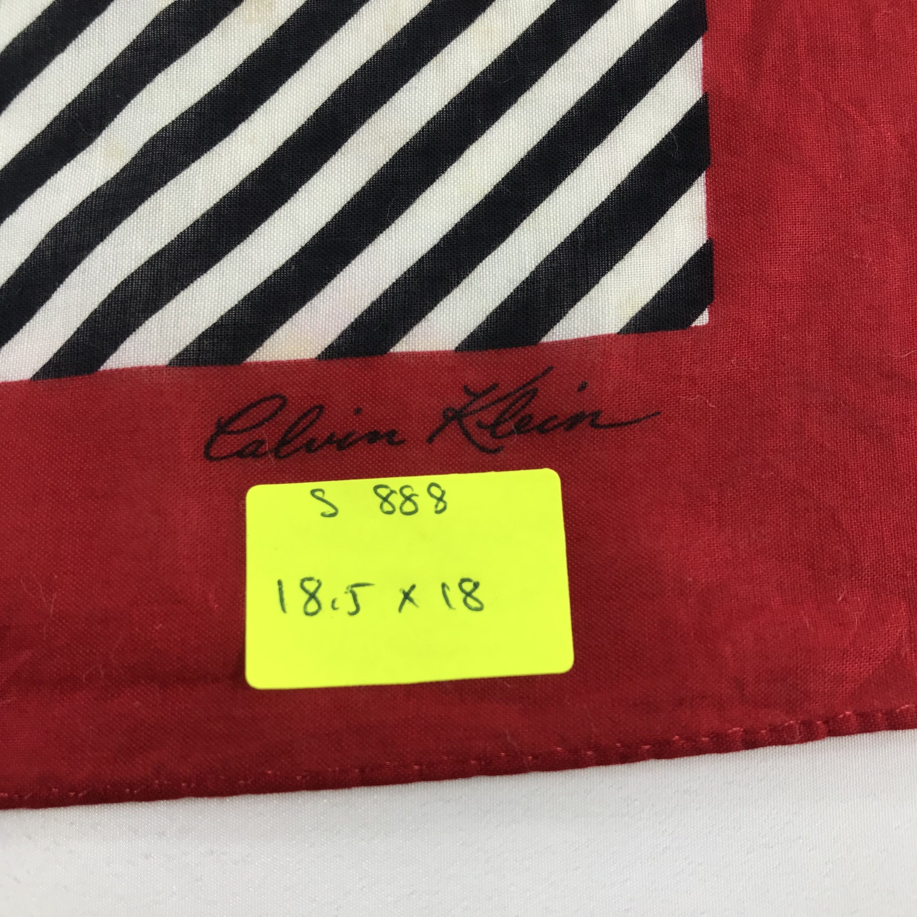 Calvin Klein × Vintage Calvin Klein Bandana / Handkerchief / Neckerchief - S888 Size ONE SIZE - 5 Thumbnail