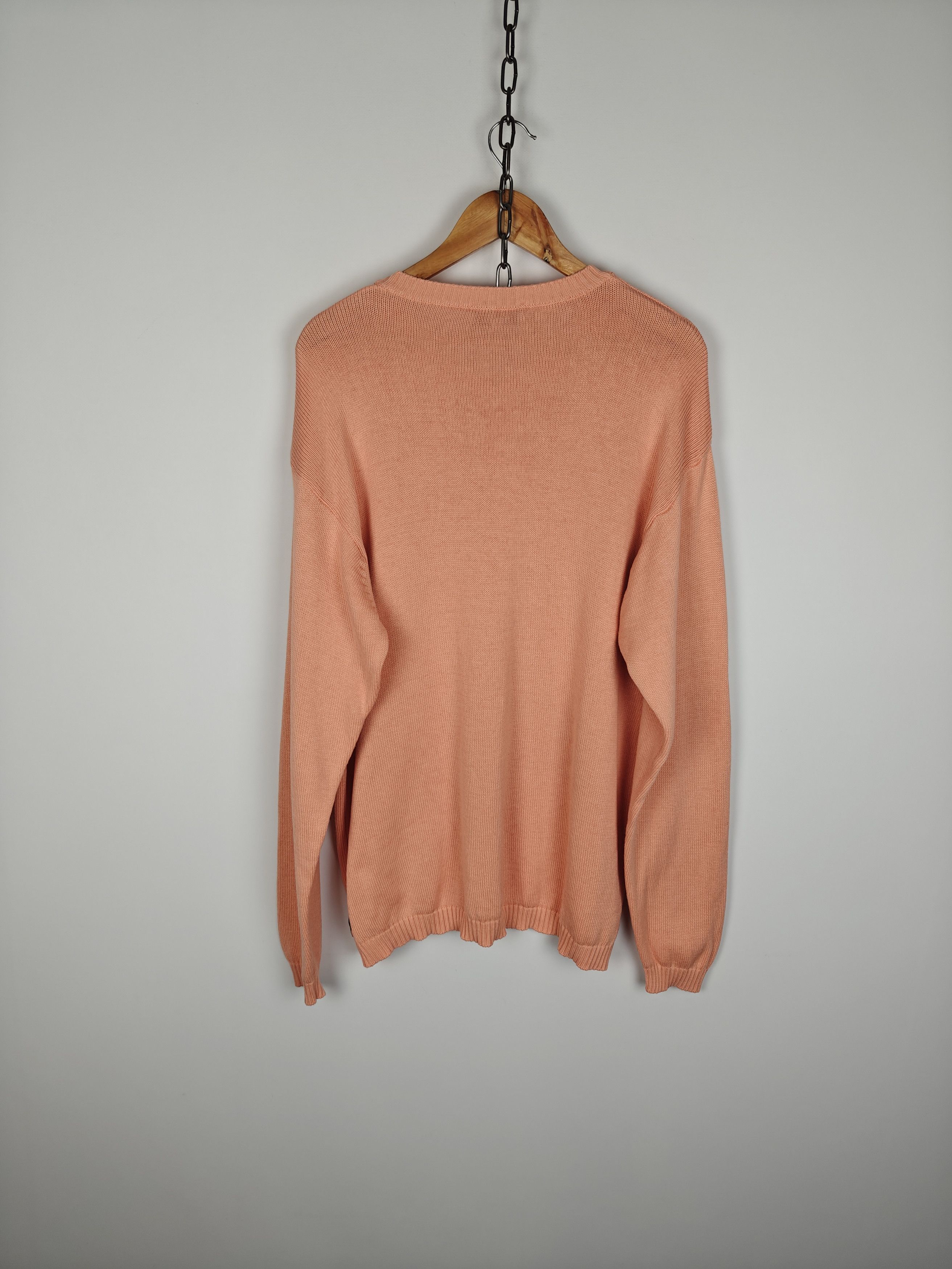 Armani Armani Jeans VTG Knit Sweater Orange Pullover XL Size US XL / EU 56 / 4 - 8 Thumbnail