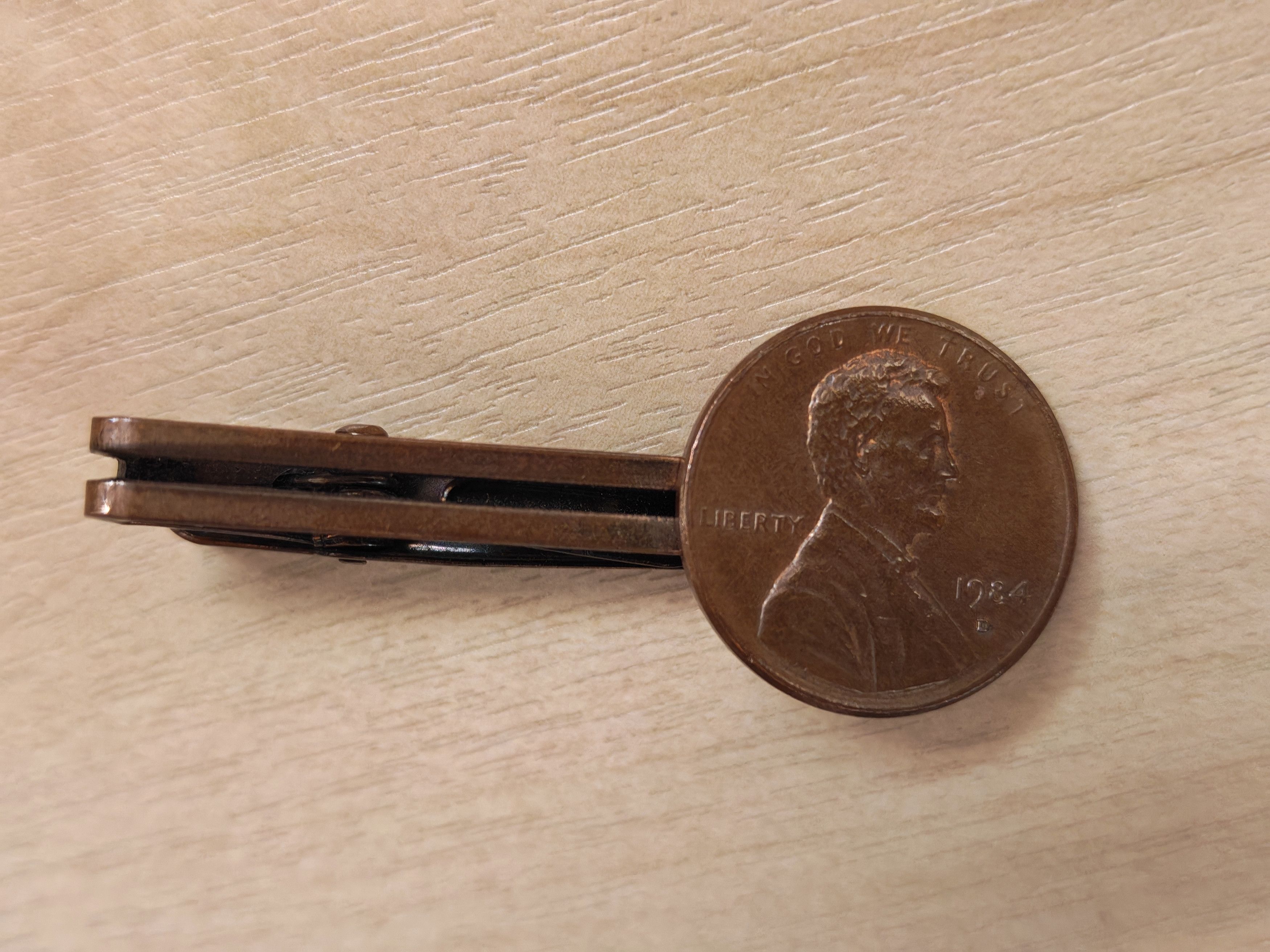 Other Vintage Tie Pin One Cents Usa Size ONE SIZE - 1 Thumbnail