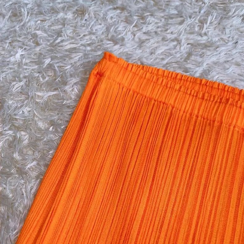 Issey Miyake issey miyake size:2 Orange casual pants 2506-Nextarrow Size 31" - 2 Thumbnail