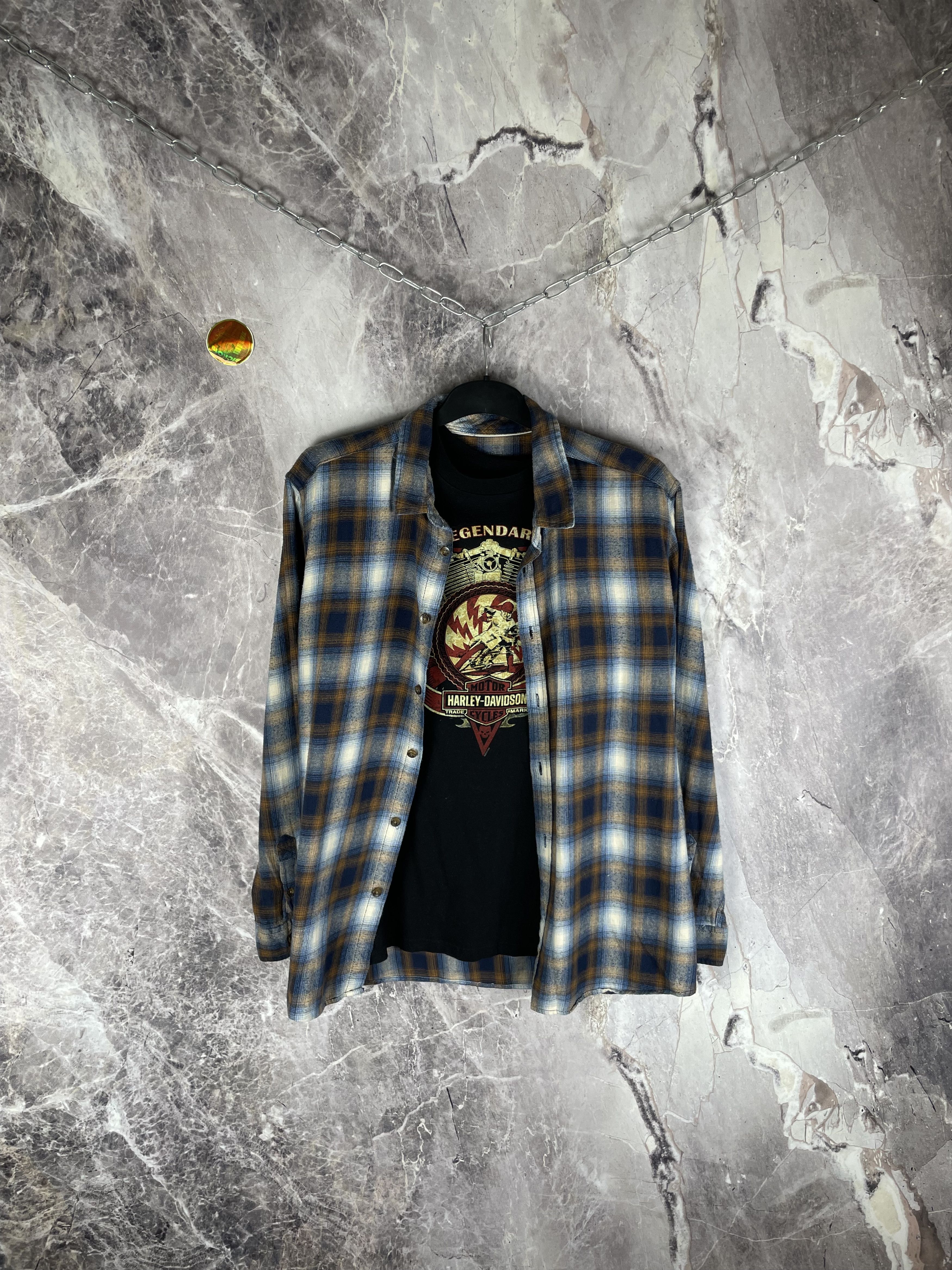 Flannel Vintage flannel shirt y2k plaid Size US S / EU 44-46 / 1 - 1 Thumbnail