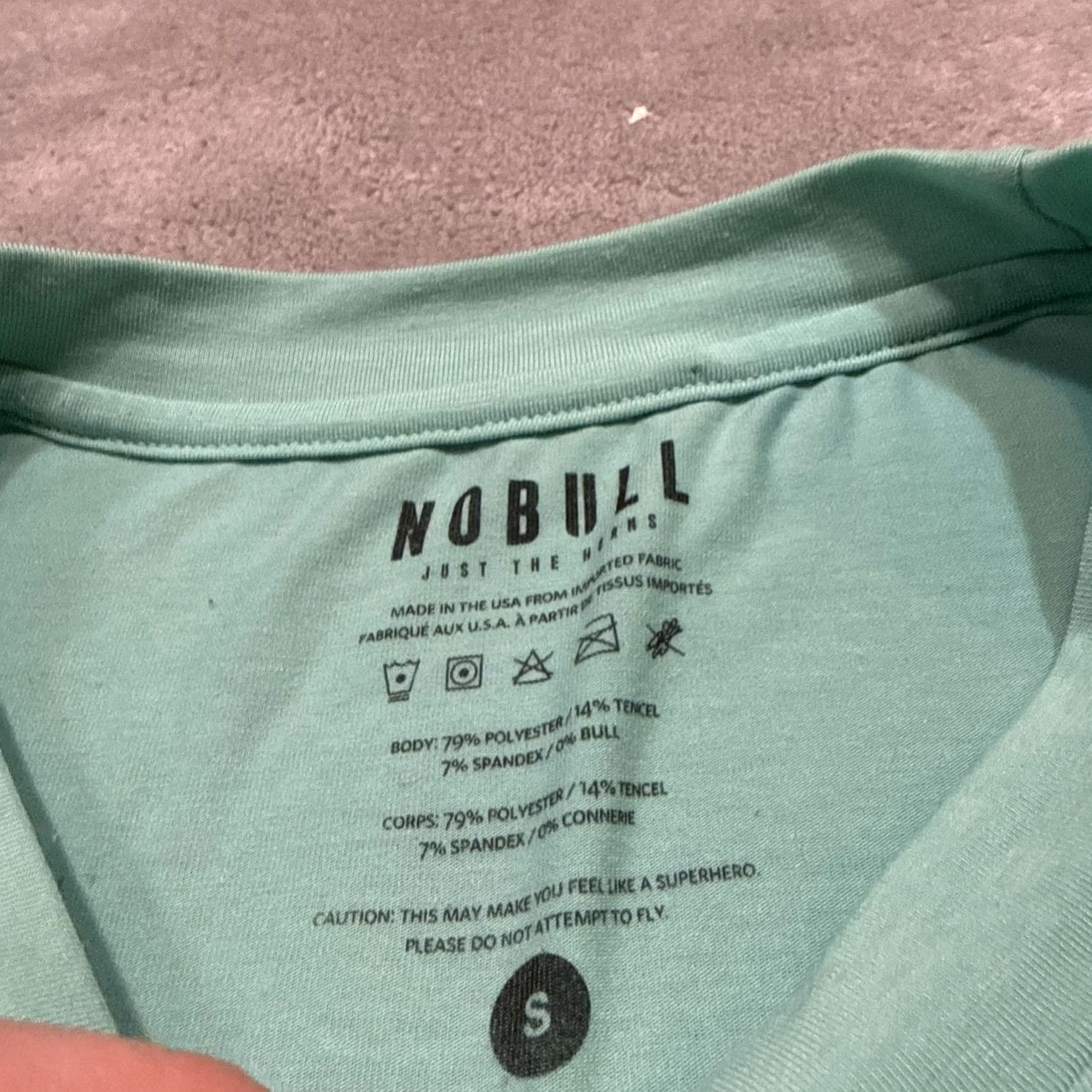Vintage NOBULL Shirt Mens Small Blue Performance Training Athletic Crewneck Logo Tee Size US S / EU 44-46 / 1 - 3 Thumbnail