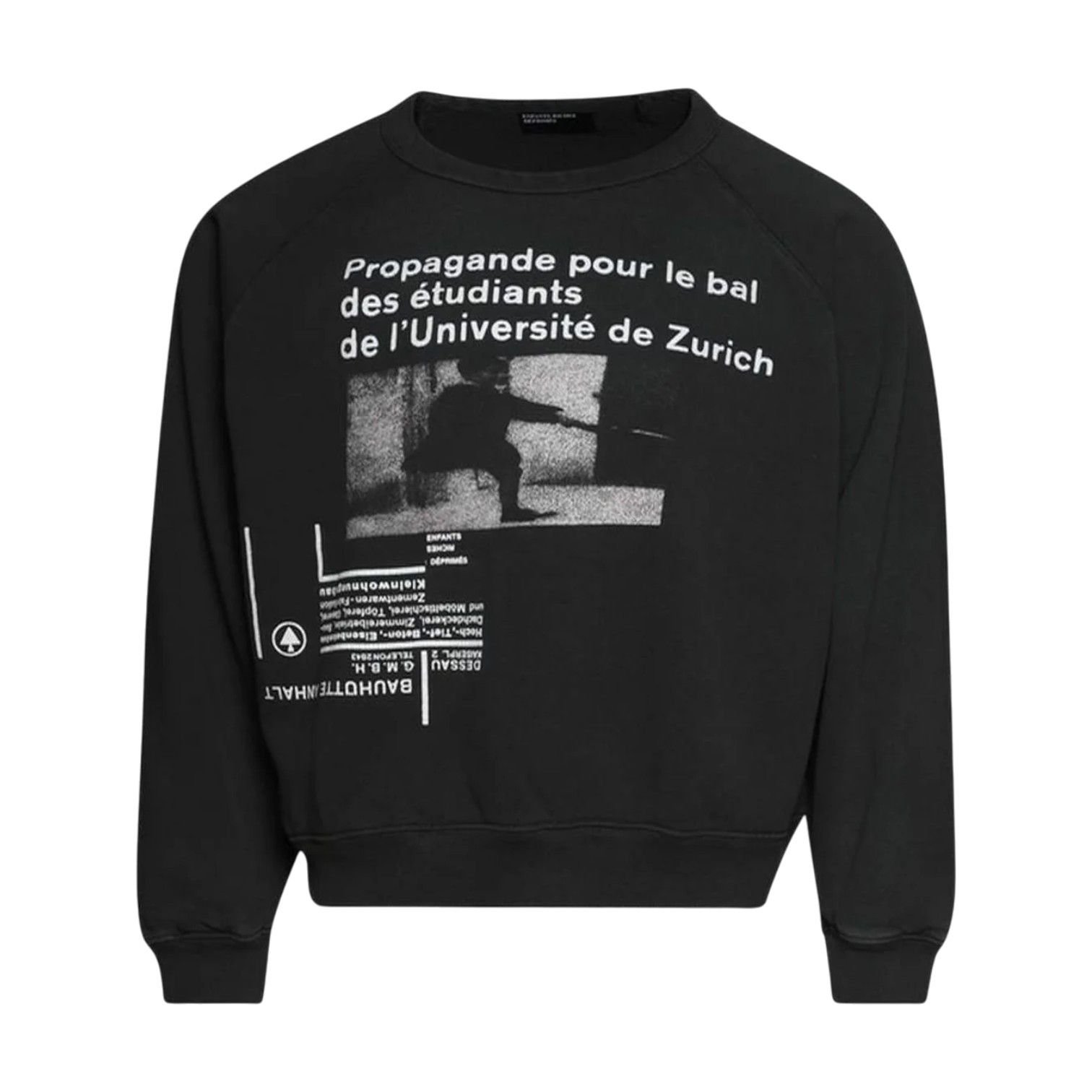 Enfants Riches Deprimes ENFANTS RICHES DÉPRIMÉS 'Zurich' Black LS Crewneck Size US S / EU 44-46 / 1 - 1 Preview