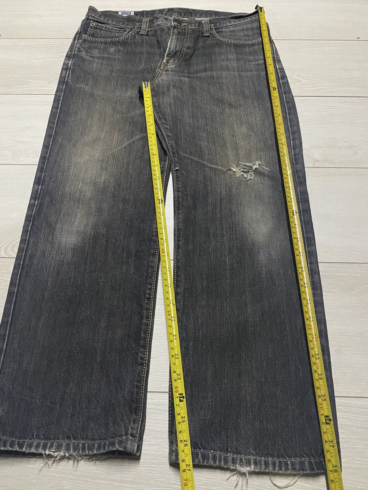 Edwin Vtg Edwin International Basic 403 Black Denim Loose Jeans Size US 34 / EU 50 - 14 Thumbnail