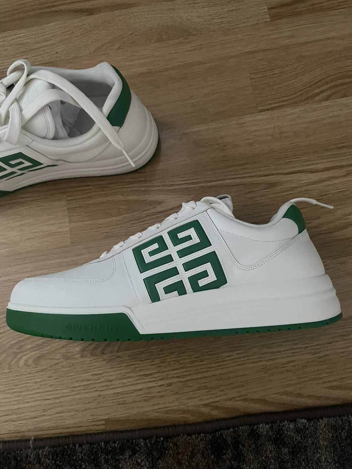 Givenchy G4 Leather low sneakers Size US 12 / EU 45 - 4 Thumbnail