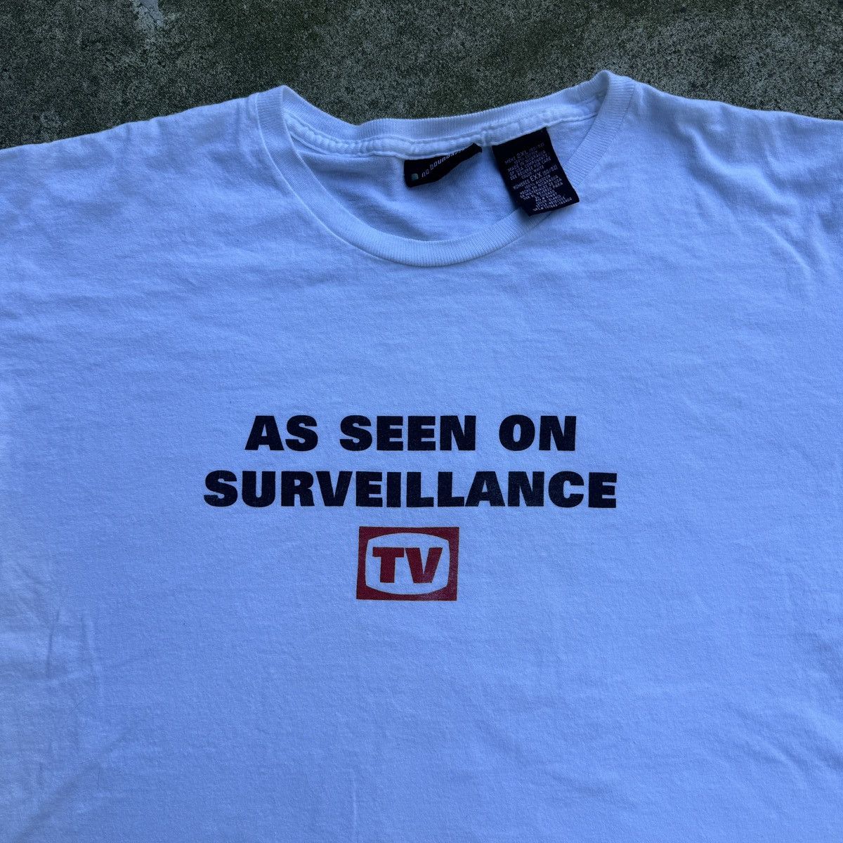 Vintage Vintage As Seen On TV Surveillance Tee Thrashed ERD Grunge Size US XXL / EU 58 / 5 - 2 Thumbnail