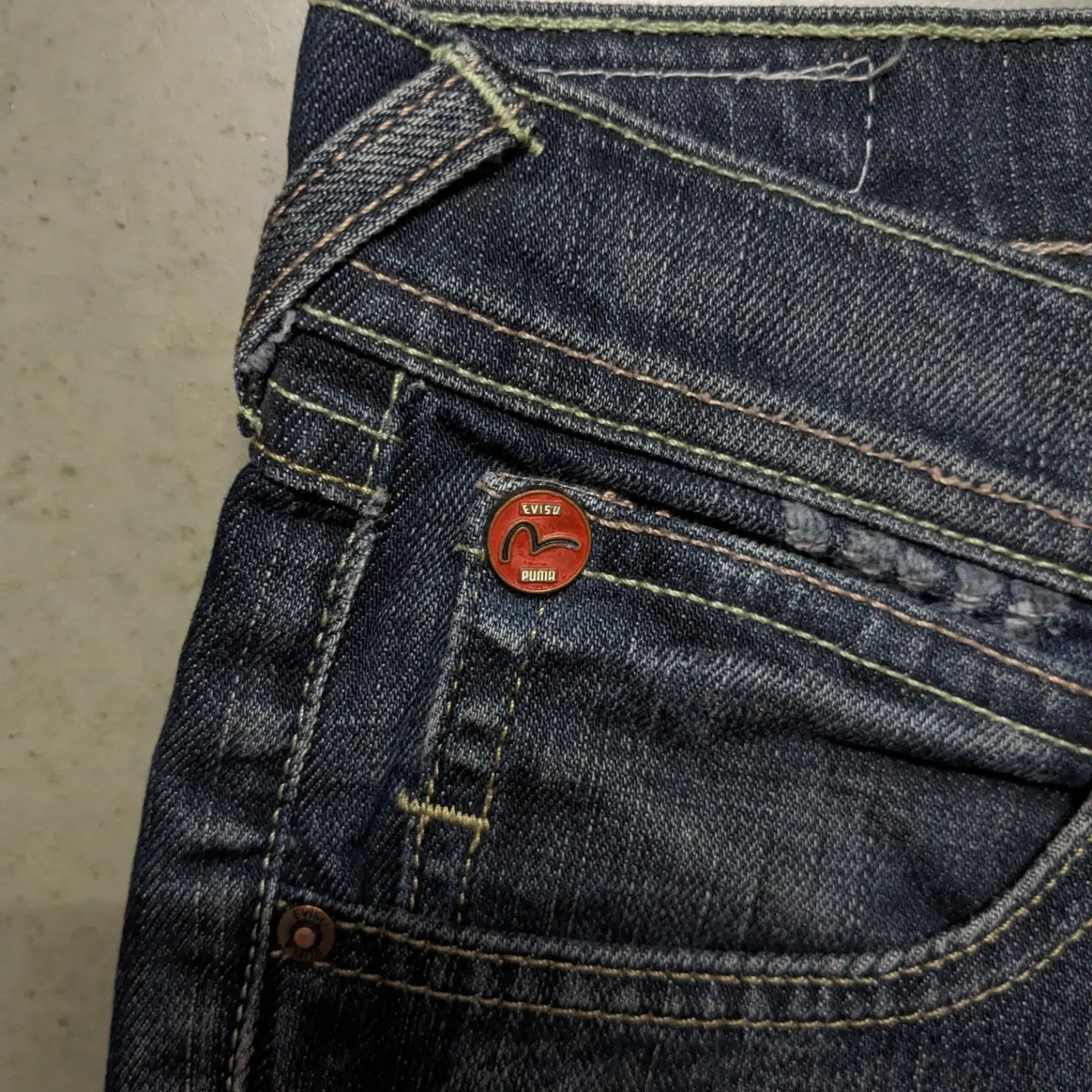 Evisu × Puma EVISU X PUMA SUPER RARE DENIM(bell bottom) Size US 28 / EU 44 - 7 Thumbnail
