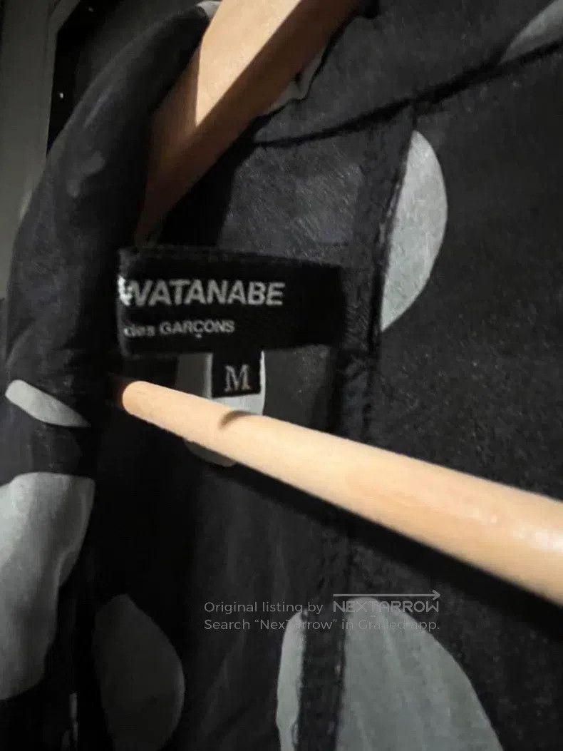 Junya Watanabe Junya Watanabe Polka dot gathered black sheer shirt jacket Size US M / EU 48-50 / 2 - 5 Thumbnail