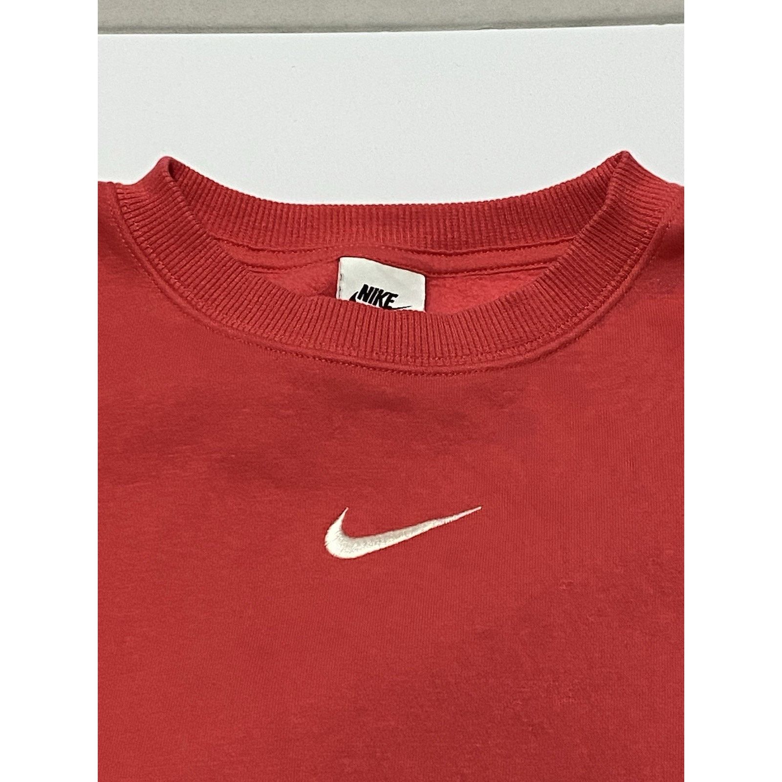 Nike Vintage 90s Y2K Nike Hot Pink Sweatshirt Swoosh Mens Size XS Size US XS / EU 42 / 0 - 2 Thumbnail