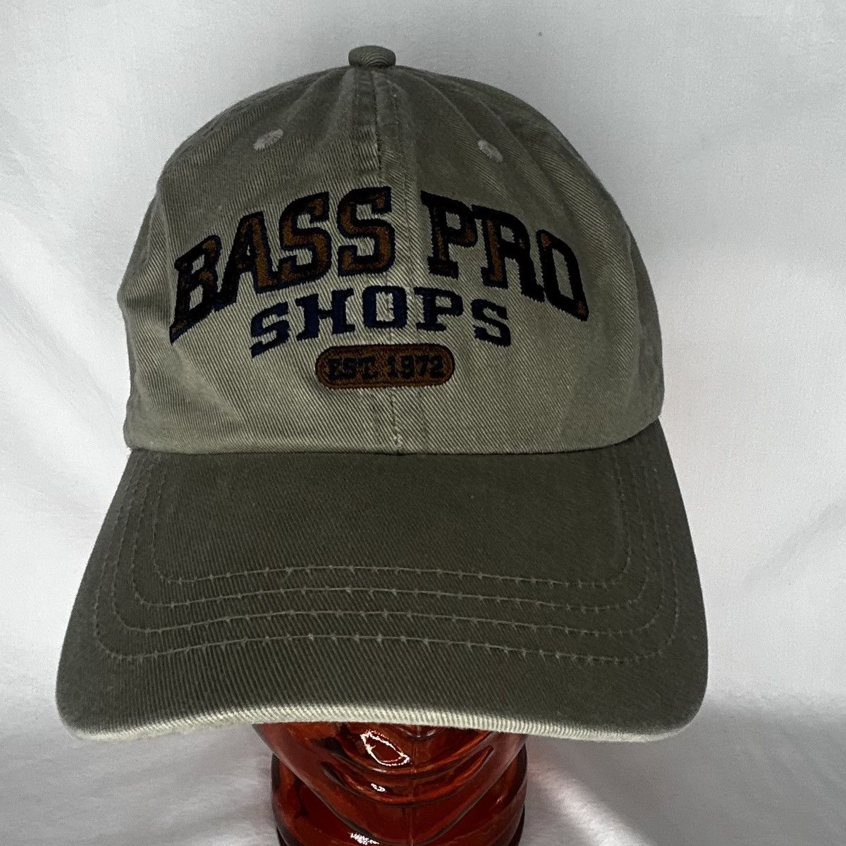 Bass Pro Shops Vtg Y2K Bass Pro Shops Embroidered Spell-Out Dad Hat Size ONE SIZE - 1 Thumbnail