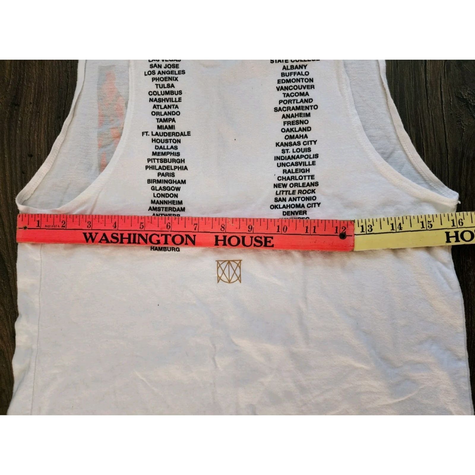 Doublet VINTAGE Justin Timberlake Man Of The Woods Concert T Shirt Tank Top M White 100% Cotton Double-Sided Men’s Tank Top Size M / US 6-8 / IT 42-44 - 4 Thumbnail