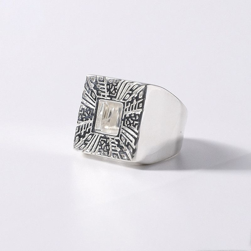 Jewelry New Trend Jewelry Rings Open Size Chrome Ring (Size 7-13) Size ONE SIZE - 2 Thumbnail