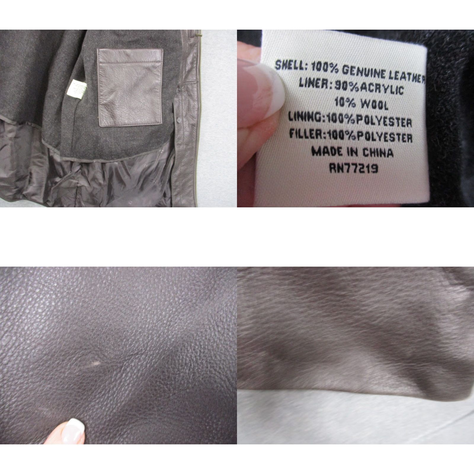 Vintage VINTAGE Wilke-Rodriguez Motorcycle Leather Jacket Large Brown Soft Wool Lining Men Size US L / EU 52-54 / 3 - 9 Thumbnail