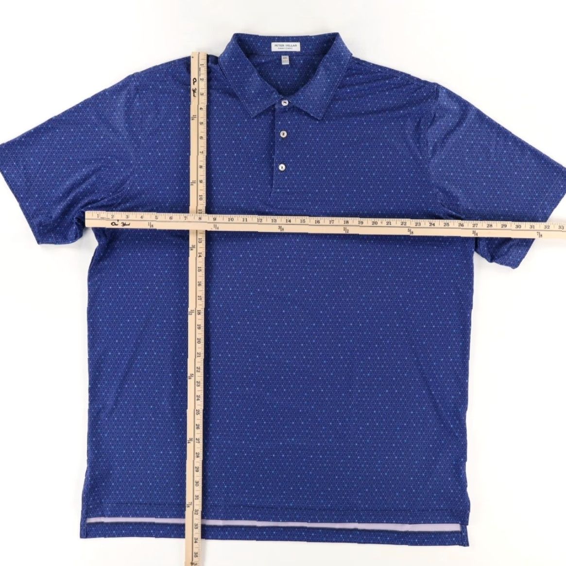 Peter Millar Peter Millar Avon Performance Jersey Stretch Shirt Navy Men's 2XL Size US XXL / EU 58 / 5 - 3 Thumbnail