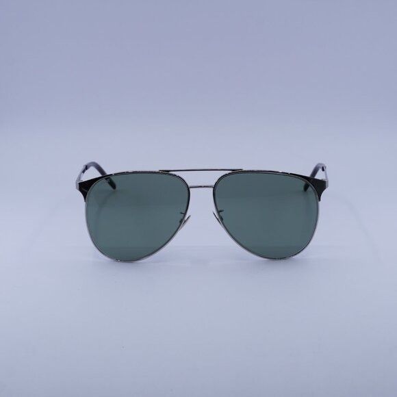 Saint Laurent Paris Saint Laurent SL279 004 Sunglasses Silver Aviator Frame Size ONE SIZE - 3 Thumbnail