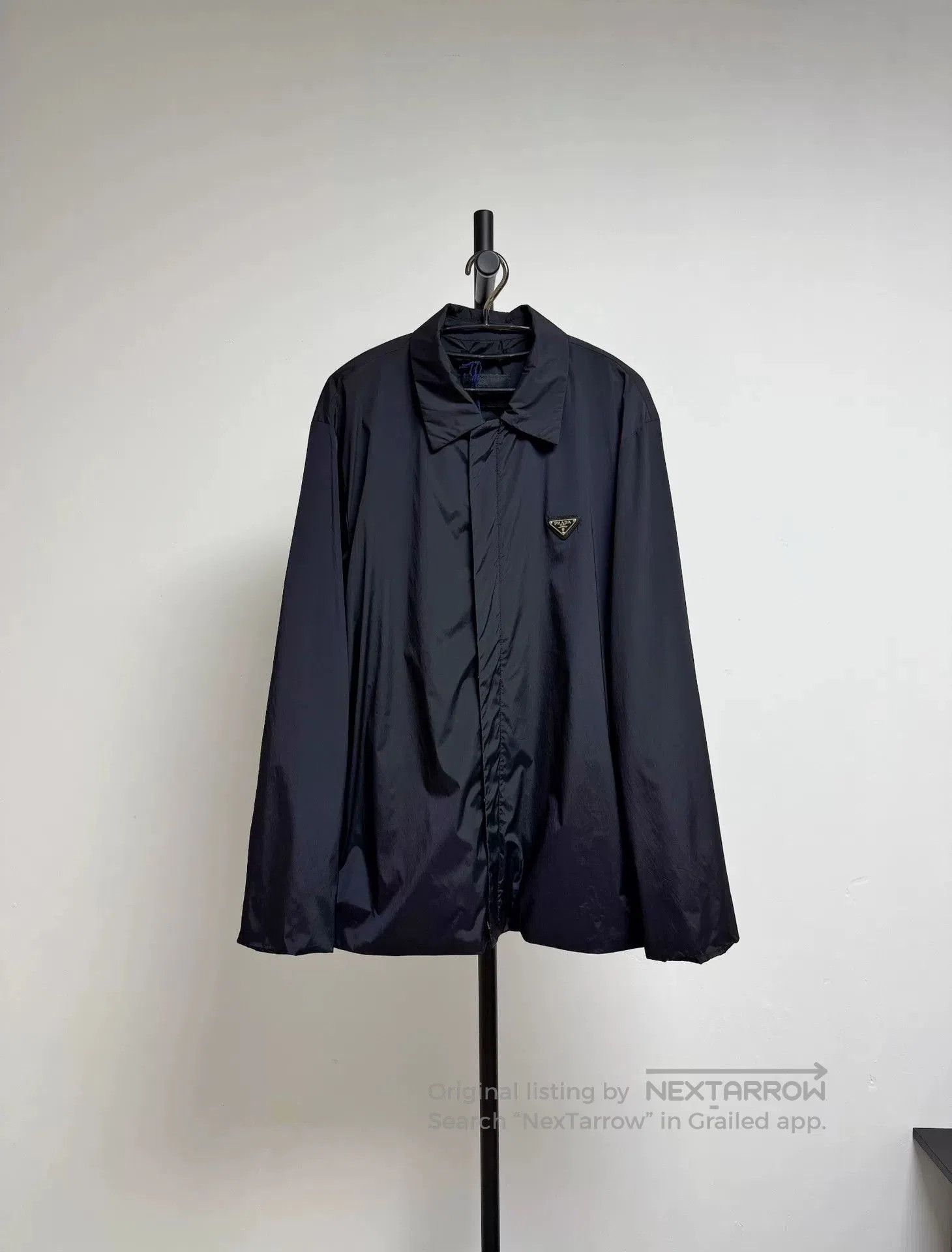 Prada Prada Black Thin Casual Jacket. Size US XL / EU 56 / 4 - 8 Thumbnail
