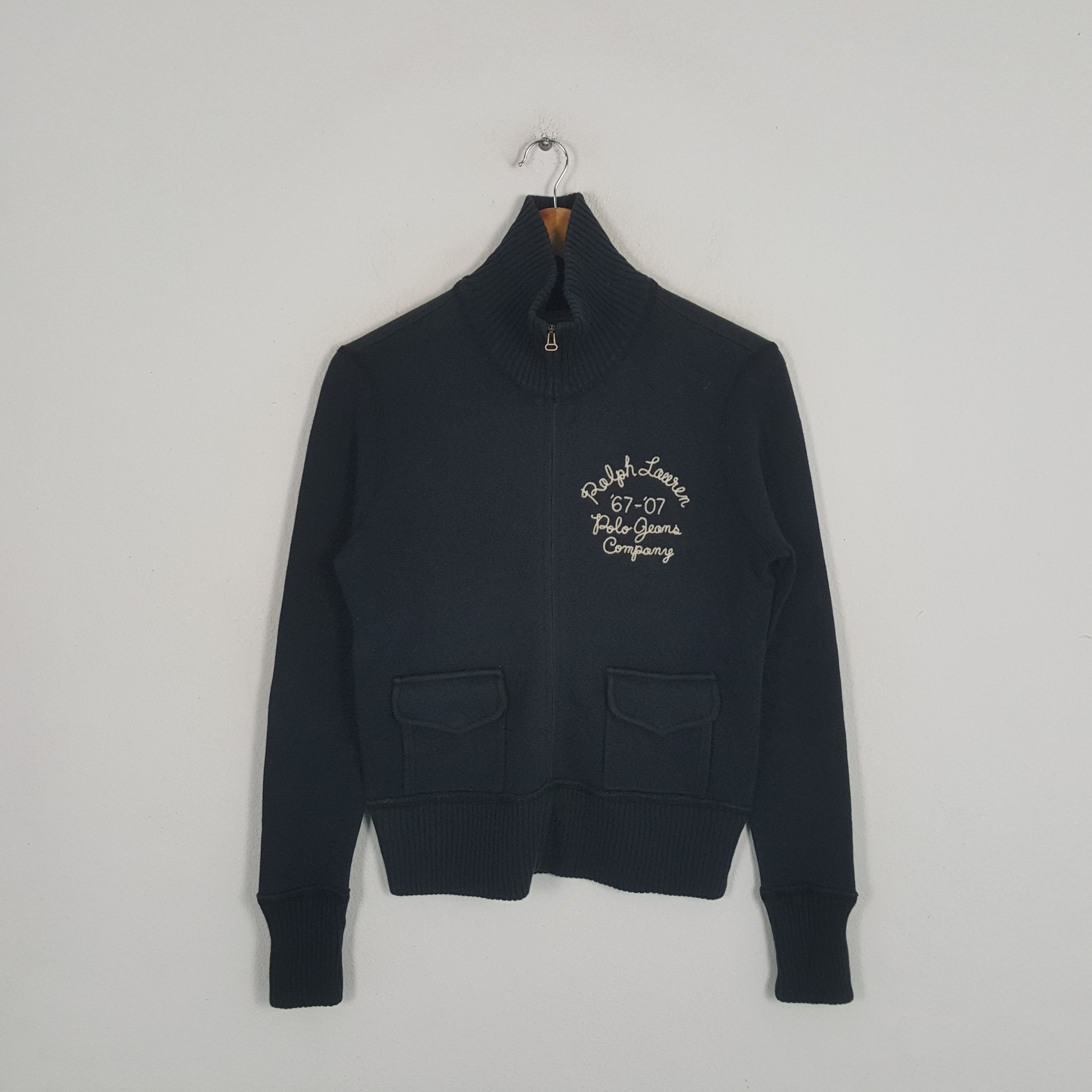 Polo Ralph Lauren Vintage POLO RALPH LAUREN Zipper Sweatshirt Size S / US 4 / IT 40 - 1 Thumbnail