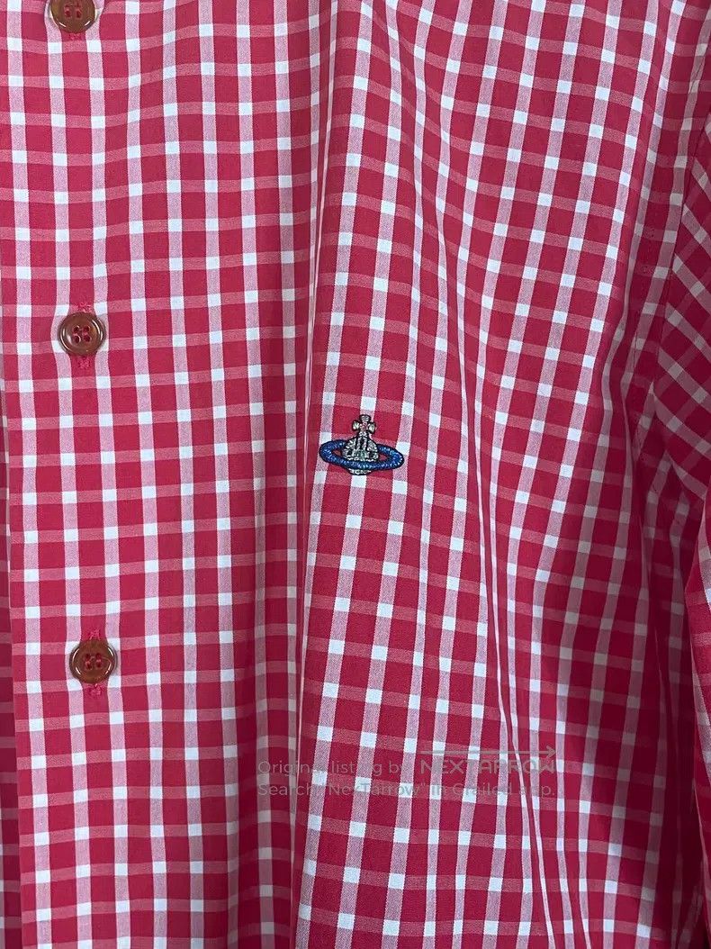 Vivienne Westwood Vivienne Westwood Red Plaid Shirt, 100% Cotton Size M / US 6-8 / IT 42-44 - 4 Thumbnail