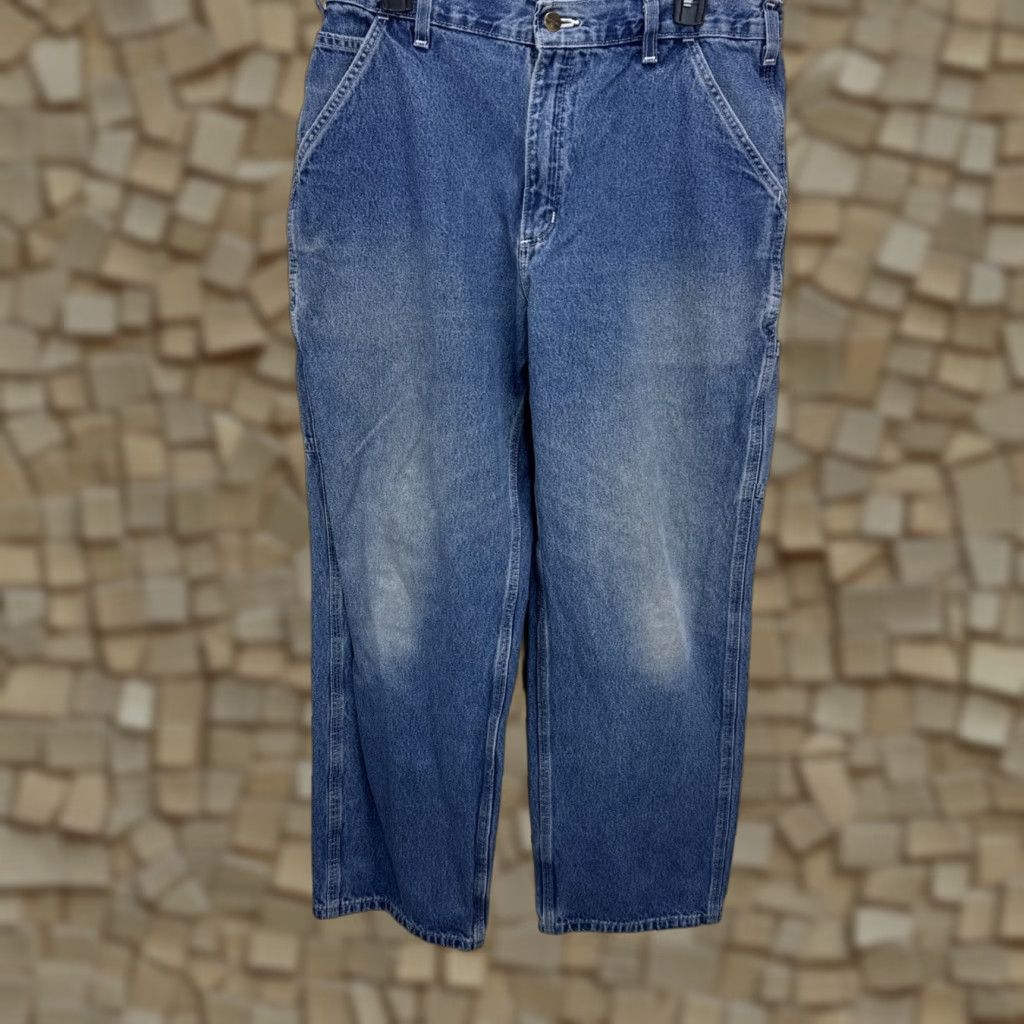 Carhartt Carhartt Jeans Men’s 34x30 B13 DP S Loose Original Fit Denim Blue Size US 34 / EU 50 - 1 Thumbnail