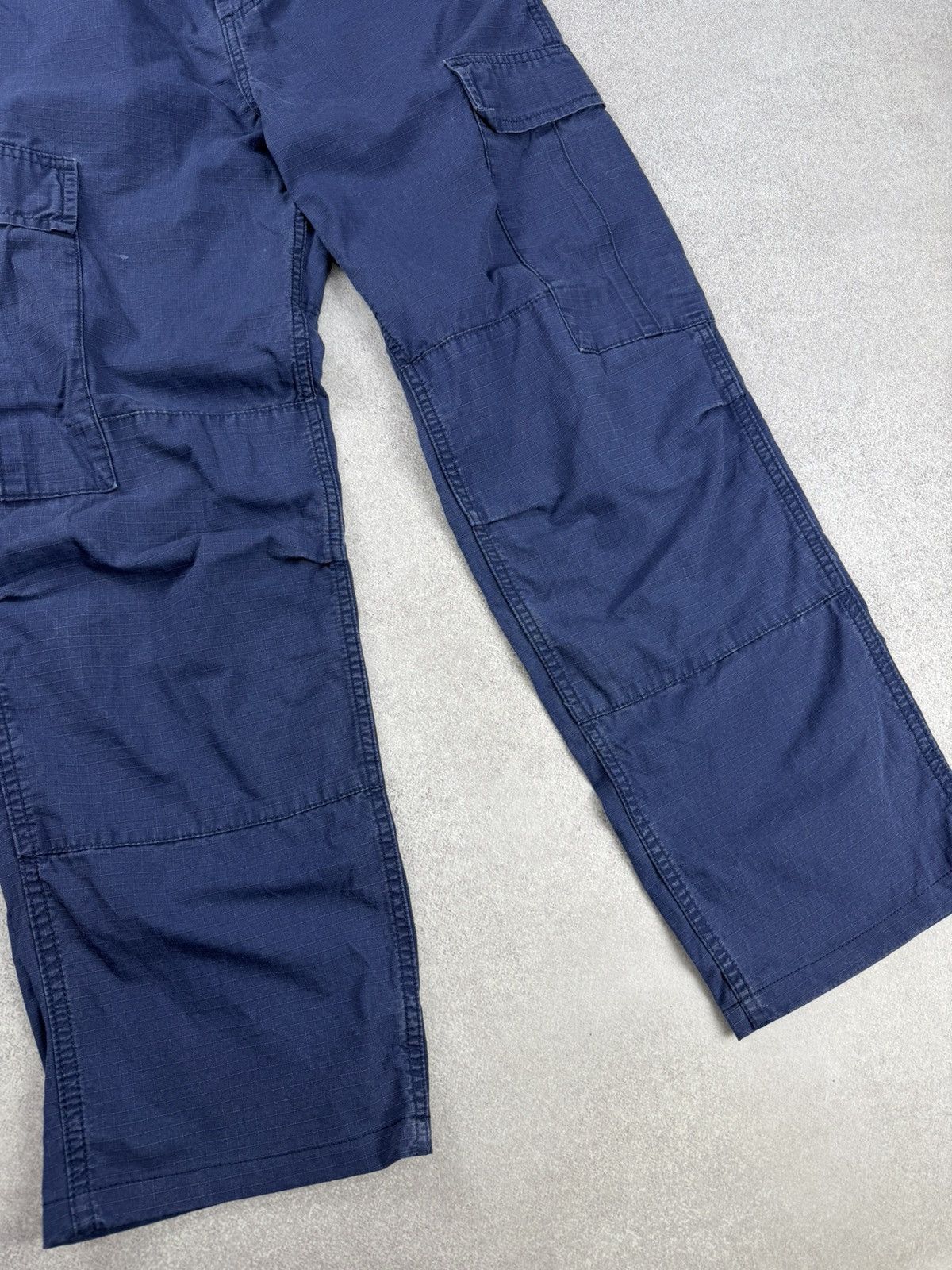 Carhartt Carhartt Blue Regular Cargo Pants Size 31x30 Size US 31 - 2 Thumbnail