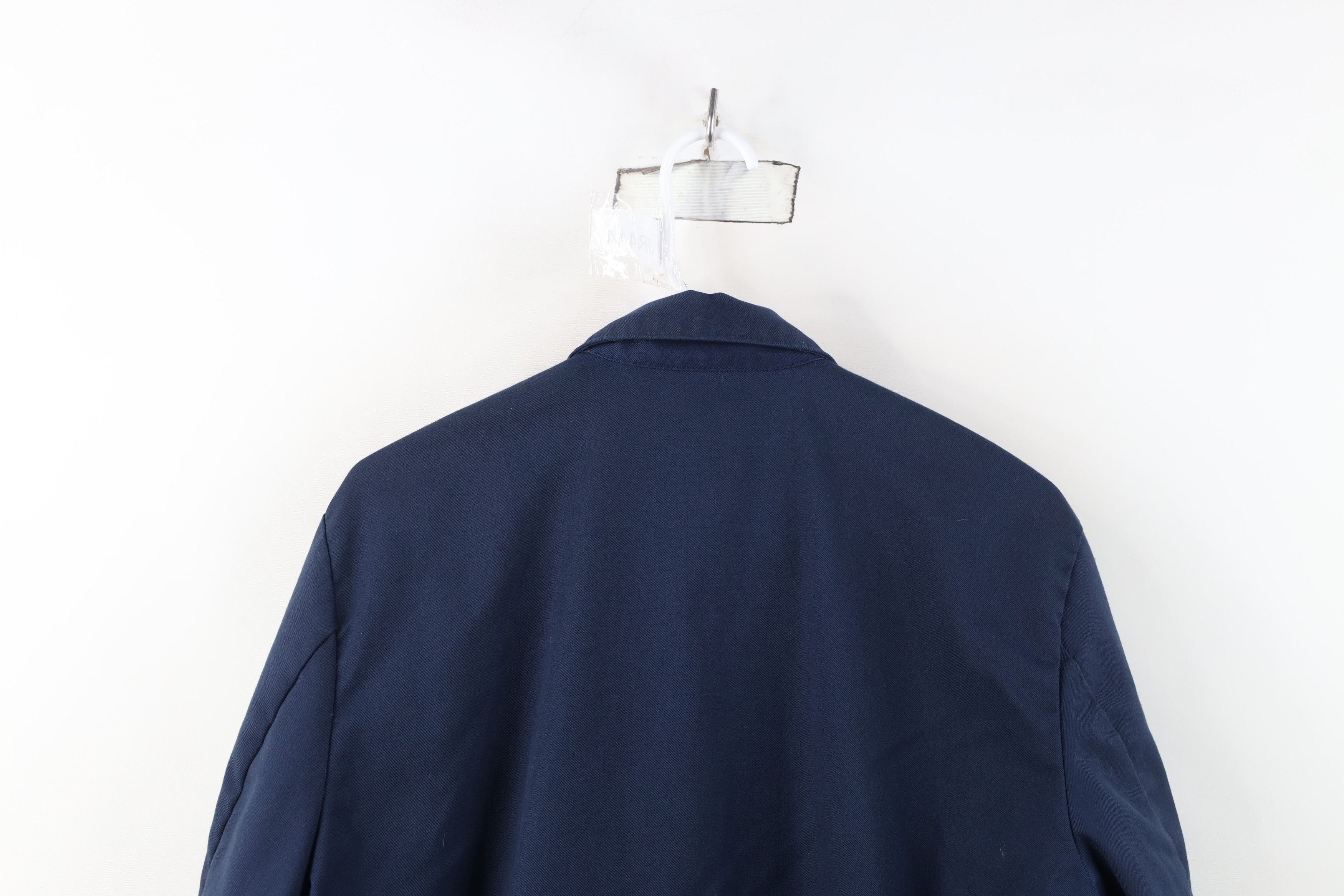 Vintage Vintage 60s 70s Workwear Mechanic Bomber Jacket Blue USA Size US XXL / EU 58 / 5 - 16 Thumbnail