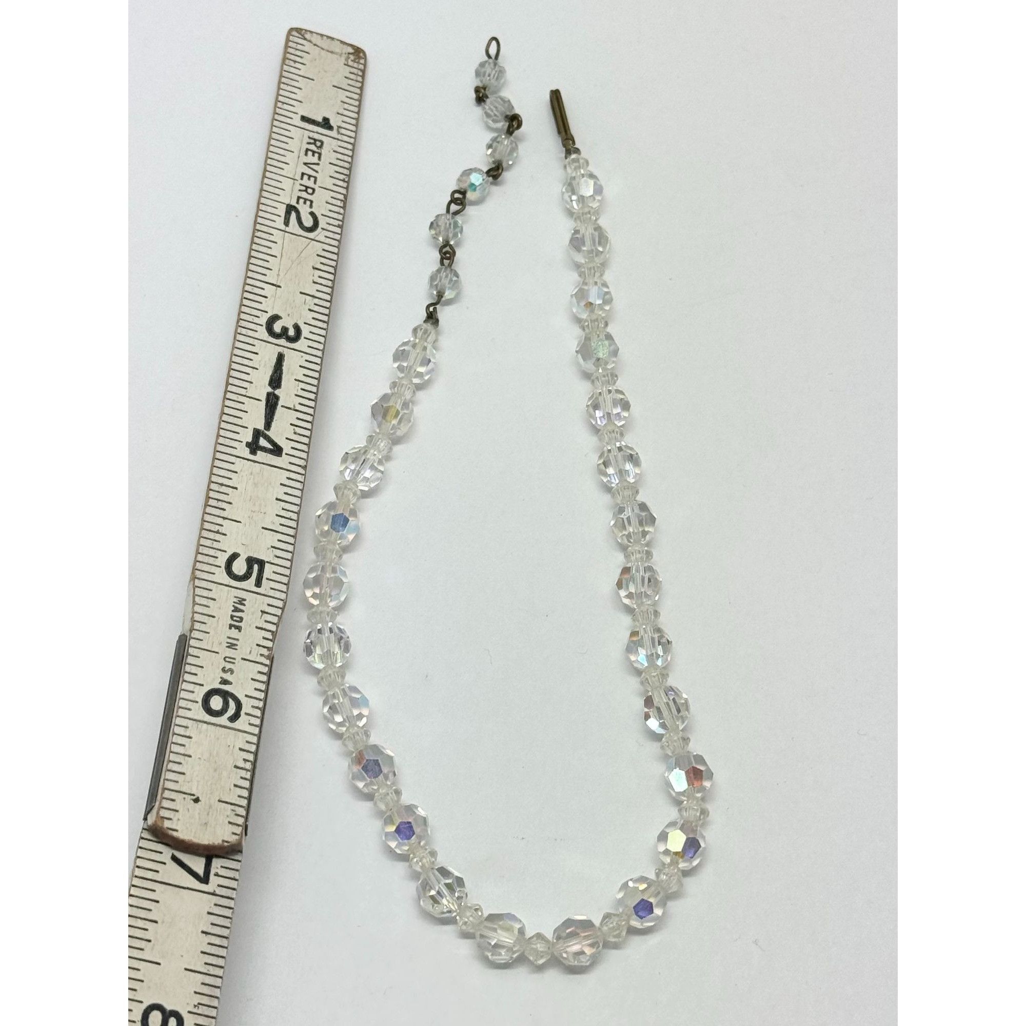 Vintage Vintage crystal beaded collar necklace Size ONE SIZE - 4 Thumbnail