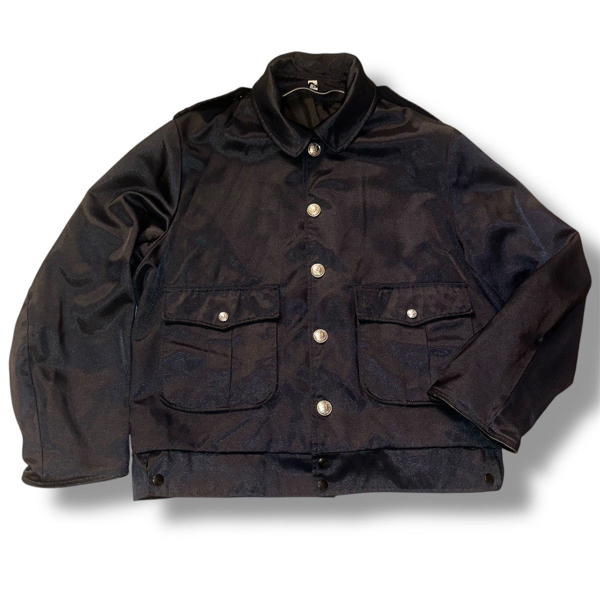 Other × Vintage VTG Blauer Police Uniform Black Button Up Adjustable Jacket Size US L / EU 52-54 / 3 - 1 Thumbnail