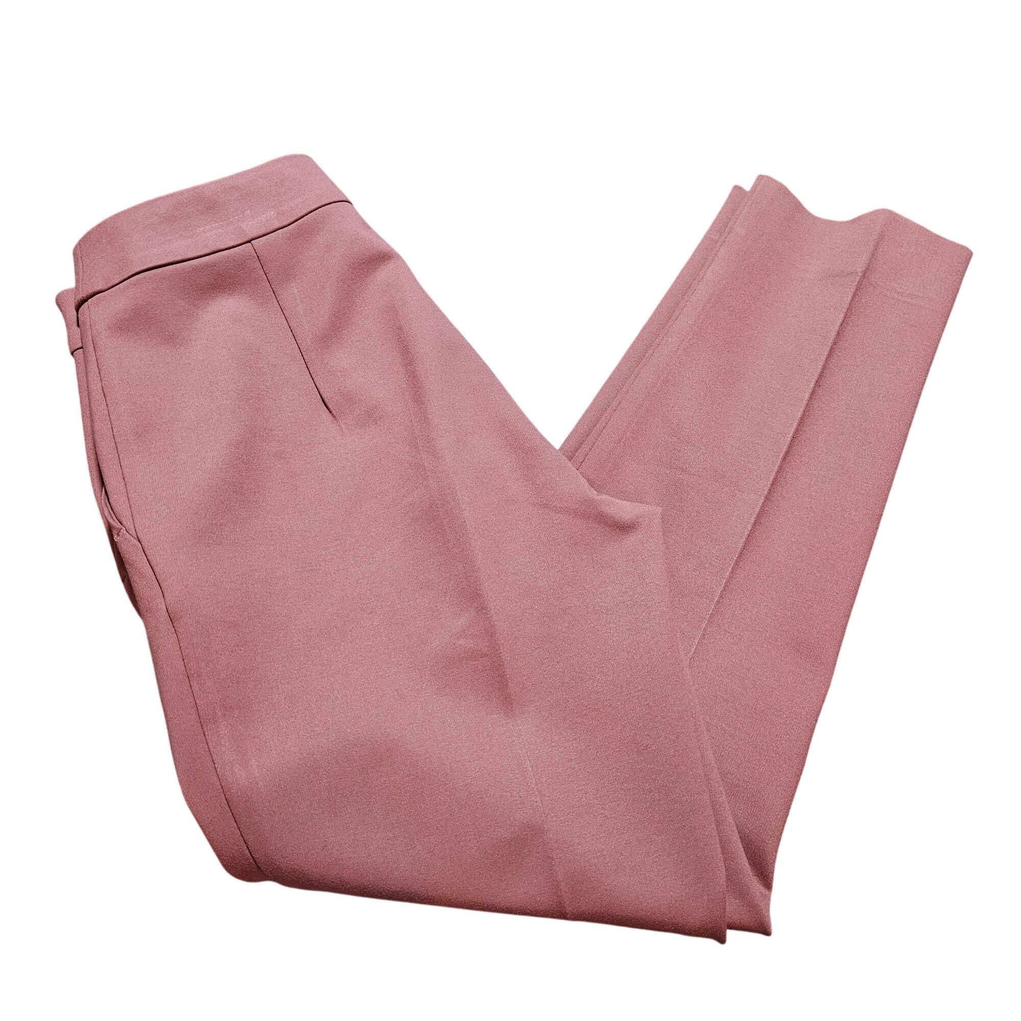 Max Mara Max Mara Women's Slim Fit Mauve Trousers Quiet Luxury Busine Size 30" / US 8 / IT 44 - 4 Thumbnail