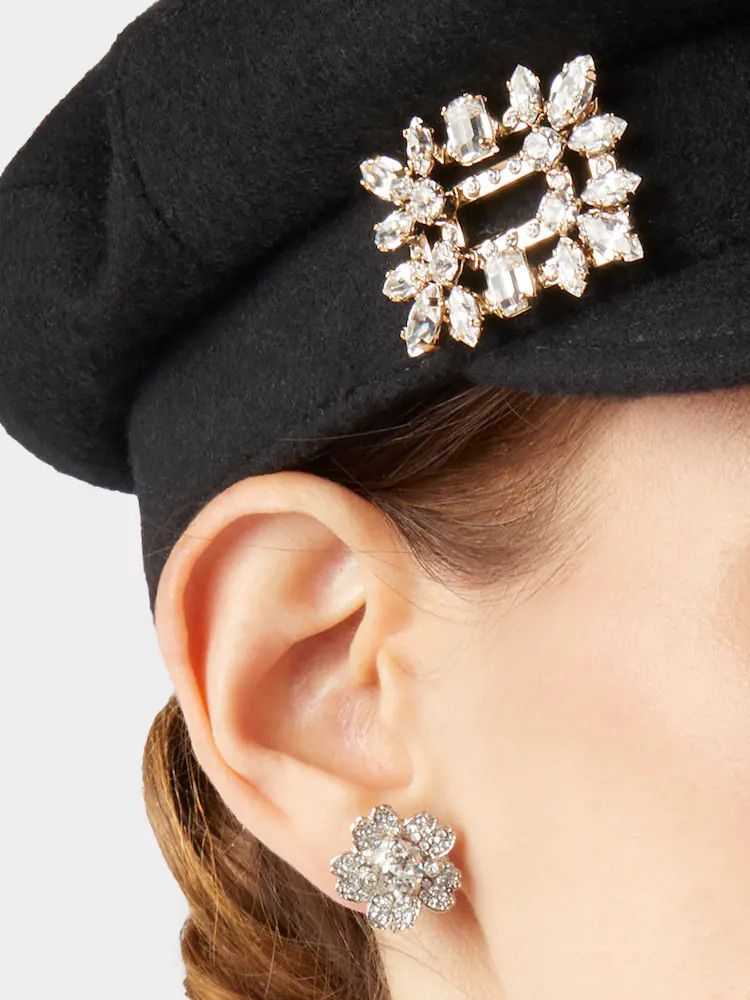 Roger Vivier o1s22i1n0824 Size: M / Broche Buckle Felt Sailor Hat Black Size ONE SIZE - 5 Thumbnail