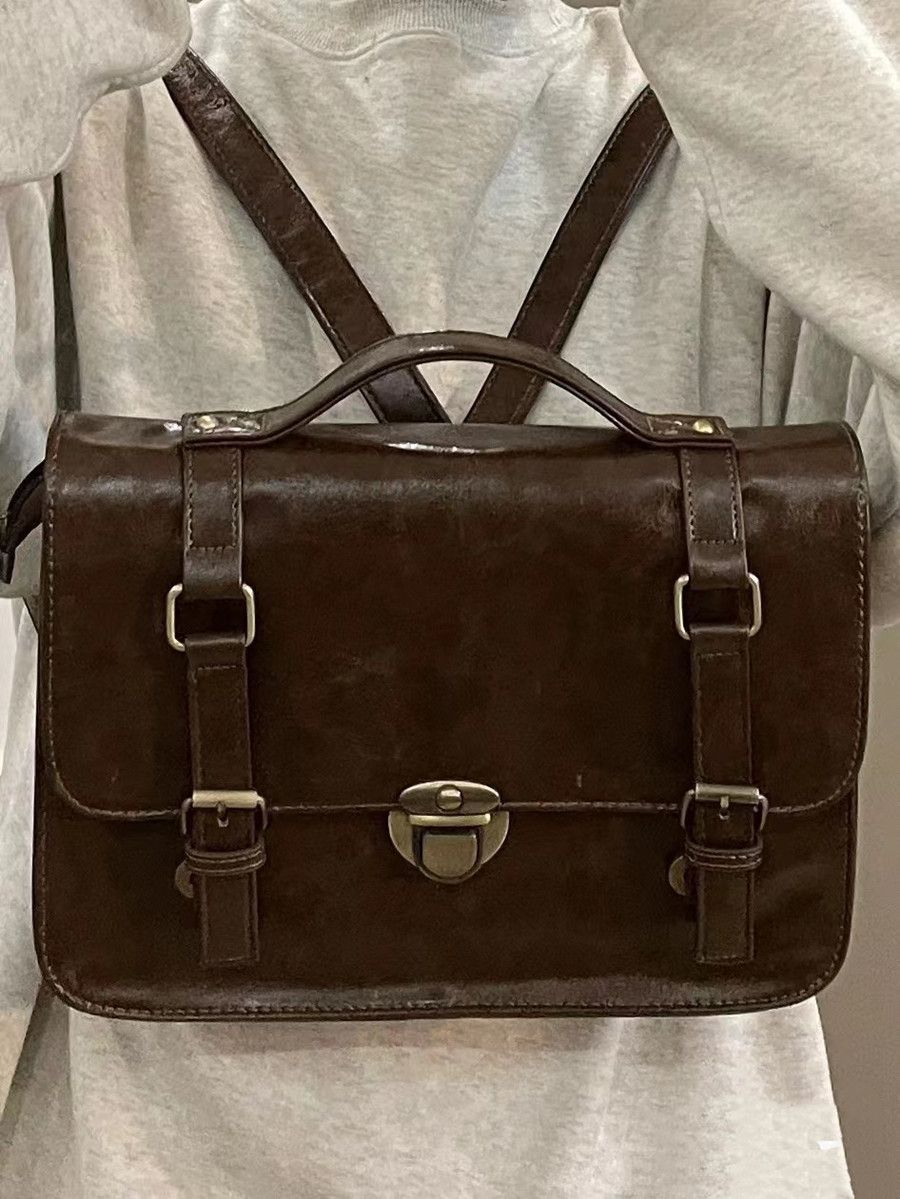 Japanese Brand × Vintage Japanese Student Crossbody Backpack Size ONE SIZE - 5 Thumbnail