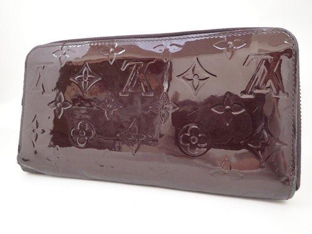 Louis Vuitton Louis Vuitton Zippy Wallet Amarante Vernis Leather M93522 Size ONE SIZE - 2 Thumbnail
