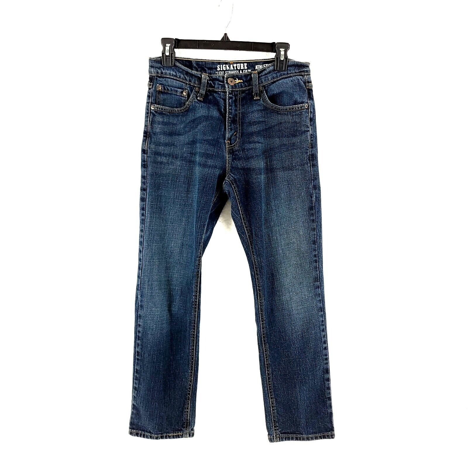 Levi's Levi's Signature Athletic Denim Cotton Denim Low Rise Whiske Size US 30 / EU 46 - 1 Thumbnail