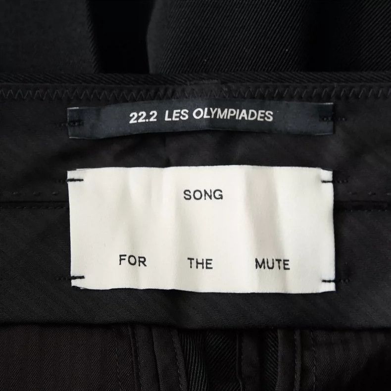 Song For The Mute Song For The Mute Mirror-print patterned western-style tro Size 46R - 5 Thumbnail