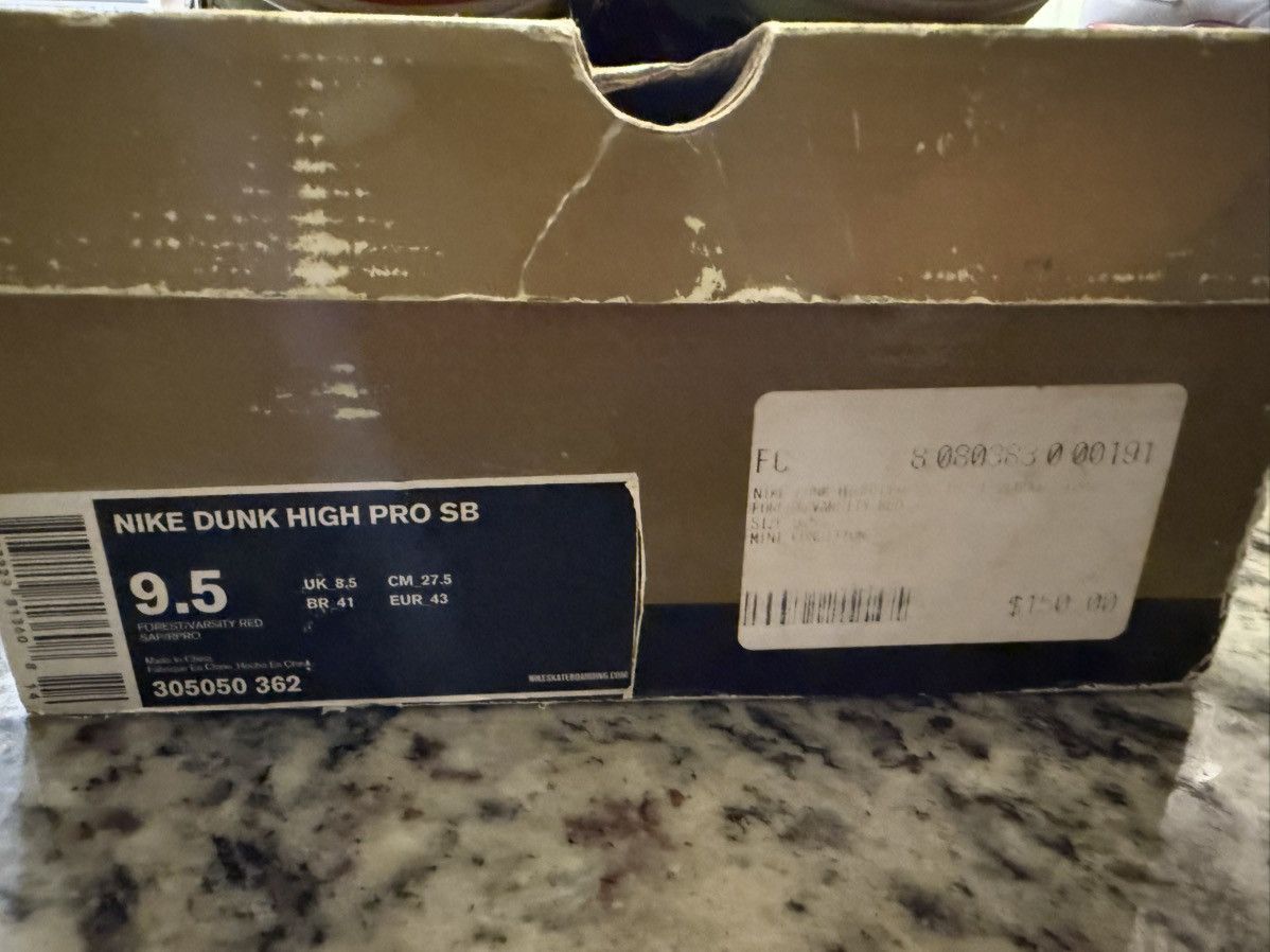 Nike nike dunk high pro sb Dr feelgoods Size US 9.5 / EU 42-43 - 7 Thumbnail