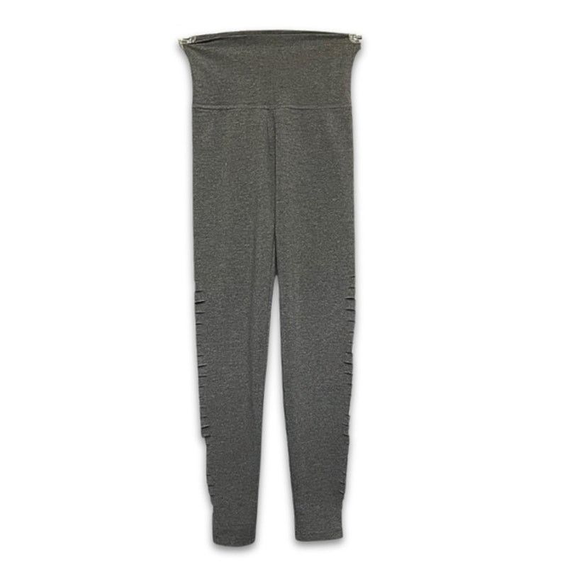 Other Aerie Leggings Full Length Slit Slashed Distressed Gray XXS Size 25" / US 0 / IT 36 - 1 Thumbnail