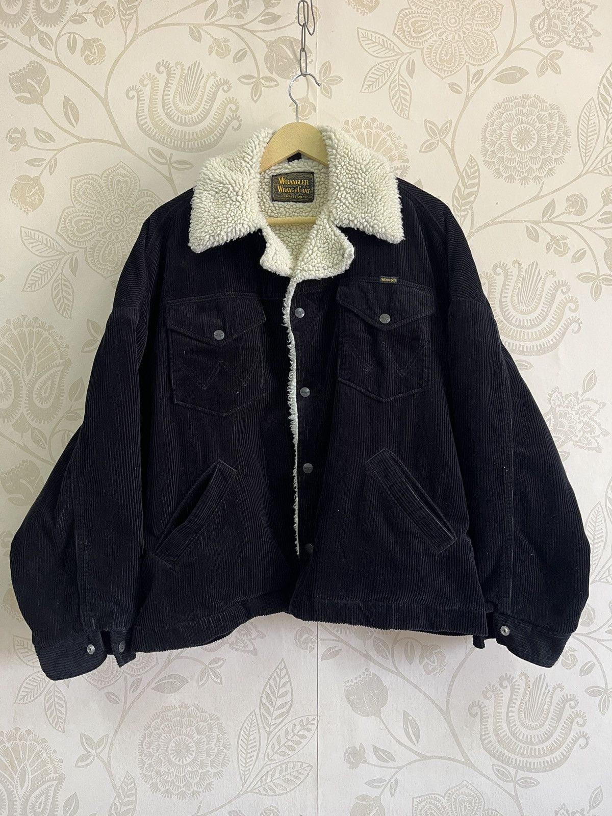 Vintage × Wrangler Vintage 1990s Wrangler Wrange Coat Wool Jacket Size US M / EU 48-50 / 2 - 1 Thumbnail