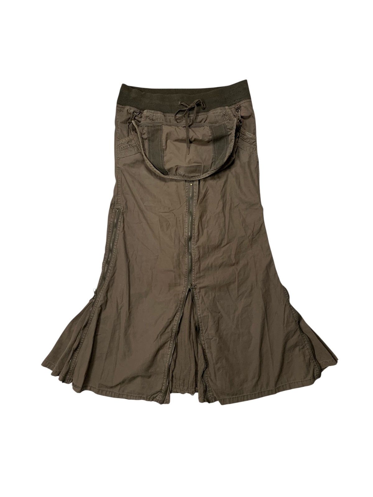 GOA 2000s G.O.A Military Bondage Cargo Skirt Size 32" / US 10 / IT 46 - 2 Thumbnail