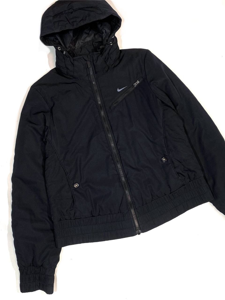 Nike × Vintage Nike Vintage Full Black Jacket Size M / US 6-8 / IT 42-44 - 3 Thumbnail