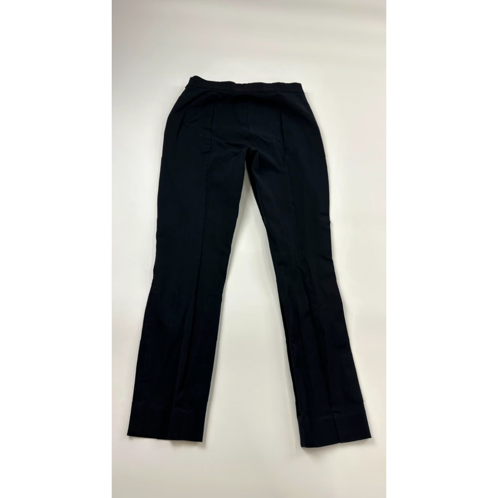 Everlane Everlane Pants Women's 4 Black Straight Leg Relaxed Mid Rise Back Seam Ankle Cotton Zip Pockets Casual 4 Regular Womens Size 27" / US 4 / IT 40 - 5 Thumbnail