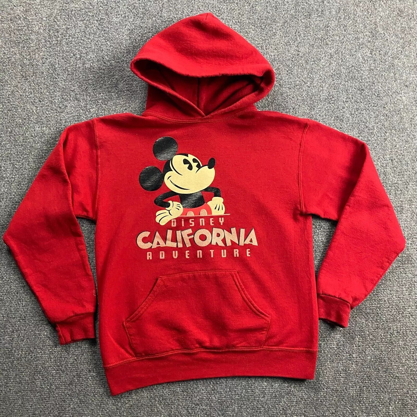 Disney × Vintage Vintage Disney Parks Hoodie Women's Small Red Pullover S Size S / US 4 / IT 40 - 1 Thumbnail