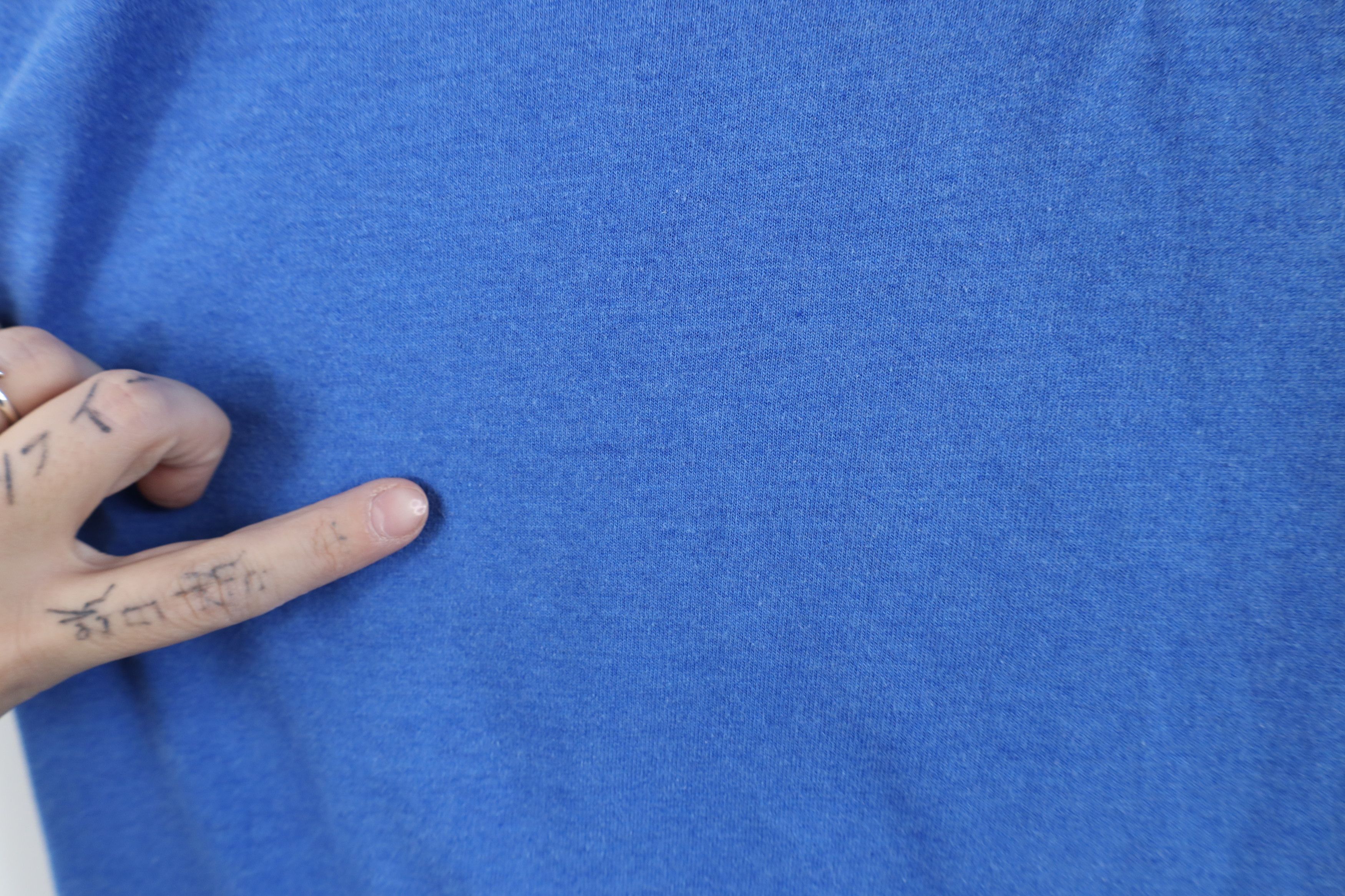Vintage Vintage 80s 90s Job Intern Collared Polo Shirt Blue USA Size US XL / EU 56 / 4 - 5 Thumbnail